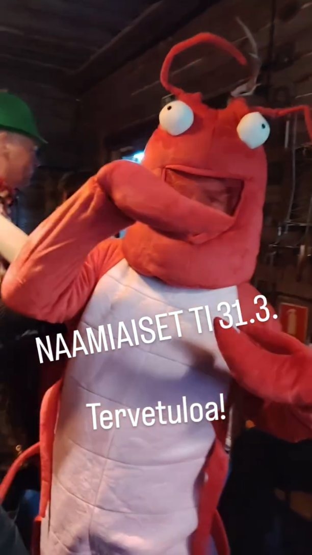 Monotanssien perinteiset naamiaiset jälleen tiistaina 31.3.2026! Paras asu palkitaan! Viime tiistain naamiaisissa tanssilattialla tavattiin mm. hillittömiä paahtajia, häjynkokoinen rapu ja Paldojärven dino! Oli ihan mieletön meininki ja tiistaina myös ylläreitä luvassa! Ties vaikka pääsee uutislähetykseen! Tervetuloa!
The traditional Monotanssi costume party is back again on Tuesday, March 31, 2026! The best outfit will be rewarded!
At last Tuesday’s party, the dancefloor was packed with outrageous characters — including wild skiers, a giant crab, and even the Paldojärvi dinosaur! The vibe was absolutely insane, and this Tuesday there are some surprises in store too.
Welcome!
#monotanssit #mettäbaari #saariselkä #laanilanmonotanssit #costumeparty
