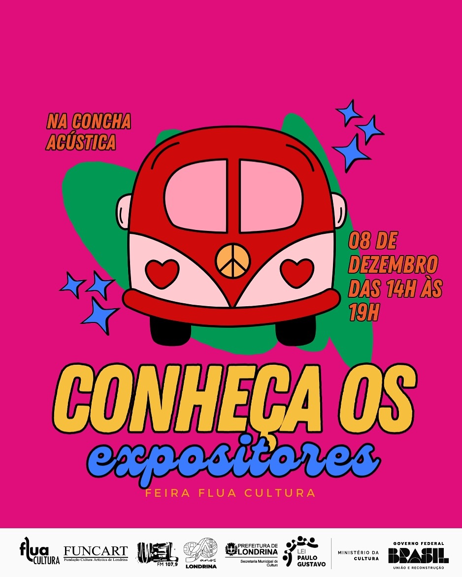 Sabe aqueles temperos e especiarias que amamos na nossa cozinha, os quadros e obras que decoram a casa e acessórios artesanais?
Vem que na Feira Flua Cultura TEM TUDO ISSO E MUITO MAIS 😊
👉 Arraste para o lado e confira uma parte dos expositores maravilhosos que já estão com presença confirmada na Feira Flua Cultura - Londrina 90 anos!
Teremos a honra de receber:
🎨 Lindas ilustrações educativas com @dhi.borges e @rafaanegawa
🪇 Petecas feitas à mão com @petekuera
🧀 Queijos maravilhosos com @estanciabaoba
📿 Acessórios únicos e sustentáveis com @floresdepaola
🌶️ Conservas, geleias e molhos de pimenta com @_groovypepper_
🫶 Produtos que promovem a inclusão com @maryelledutra
Confira a programação completa em nosso site (www.fluacultura.com.br) e chame a galera para curtir o domingão na Feira.
É no dia 08/12, domingo, das 14h às 19h, na Concha Acústica de Londrina.
-
A “Feira Flua Cultura” é uma realização do Governo Federal através do Ministério da Cultura e da Fundação Cultura Artística de Londrina - Funcart, com patrocínio da Lei Paulo Gustavo, viabilizado por meio da Secretaria de Cultura de Londrina, produção do coletivo Flua Cultura e apoio da Rádio UEL FM e do Projeto Banda Nova Funcart.
#feirafluacultura #londrinenses #fluacultura #londrinense #londrinacultura #eventoslondrina #artelondrina