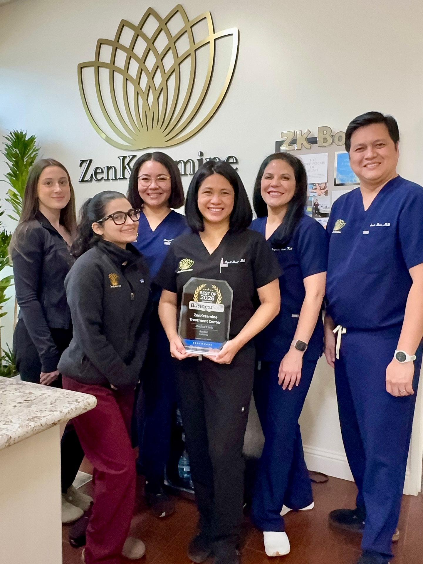 This isn’t just our award—it’s a reflection of every patient who chose to keep going 🤍✨
Best of 2026 Medical Clinic. For the second year in a row, we’re honored to be recognized. But what matters most is creating a space where you feel seen, supported, and cared for without judgment.
Your courage, your stories, your progress are the real recognition.
We share this with our amazing team (including those not pictured 🙌🏻) and every patient who trusts us with their care.
#MentalHealthCare #YouAreNotAlone #ZenKetamine #HealingMatters #TraumaInformedCare Gratitude