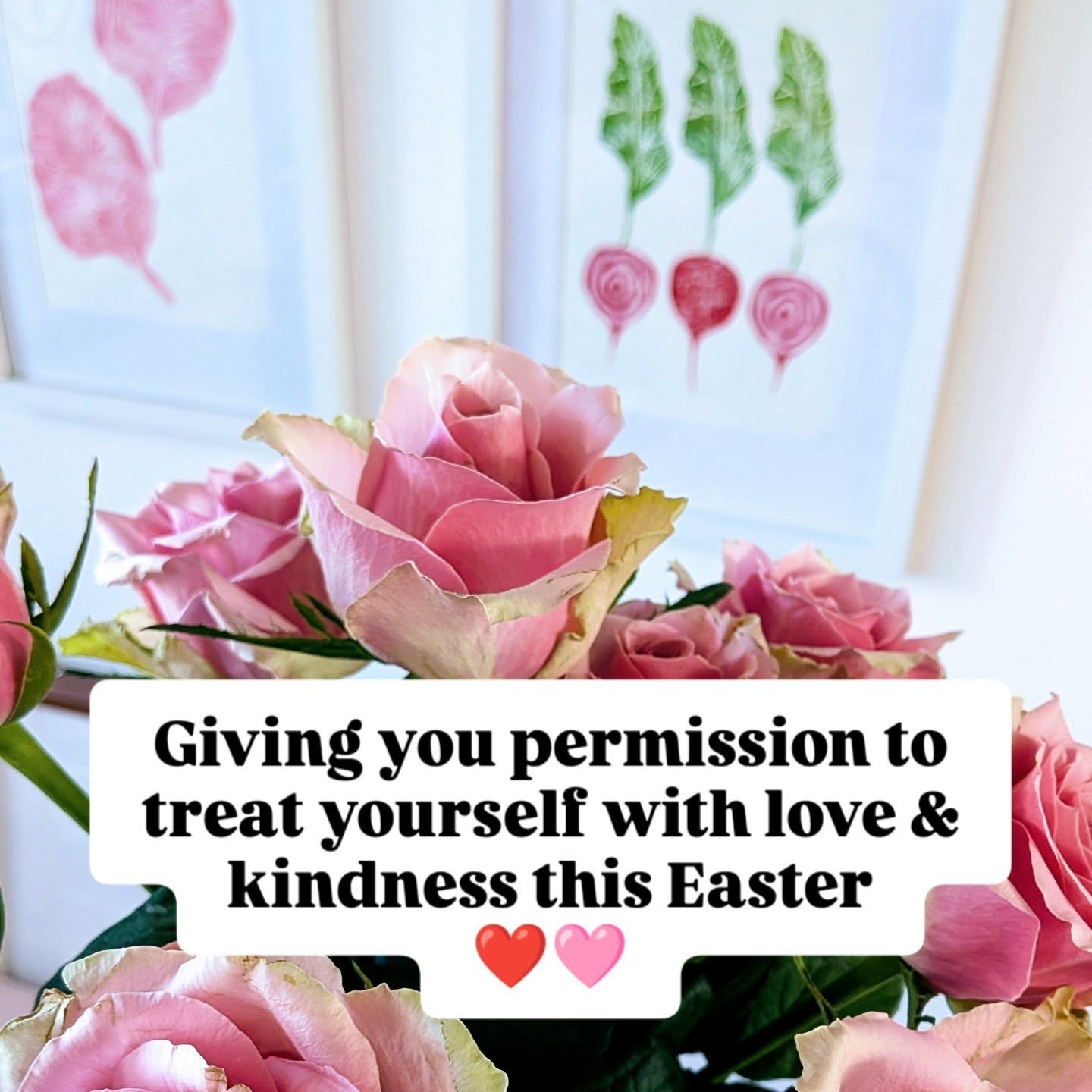 This is your reminder to take care of you! π
Wishing you a happy Easter break
#selfcare #kindness #breathe #nutrition #youmatter
Lucy π©·β€οΈ