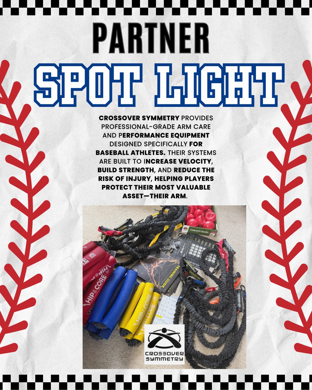 🌟 Sponsor Spotlight: Crossover Symmetry
At Kids on First Foundation, we’re committed to developing strong, confident athletes both on and off the field—and that starts with keeping our players healthy, prepared, and performing at their best.
That’s why we’re proud to spotlight Crossover Symmetry.
Crossover Symmetry provides professional-grade arm care and performance equipment designed specifically for baseball athletes. Their systems are built to increase velocity, build strength, and reduce the risk of injury, helping players protect their most valuable asset—their arm.
Through their support, our academy athletes, RBI League players, and youth participants have access to the same tools trusted by athletes from Little League all the way to the professional level.
Their easy-to-use training systems combine resistance cords with guided programming to support:
Arm care and injury prevention
Strength and mobility development
Pre- and post-throwing routines
Long-term performance growth
This partnership is about more than equipment—it’s about giving our athletes a foundation for longevity in the game.
We’re grateful to Crossover Symmetry for investing in our players and helping us build stronger, healthier futures in baseball.
⚾️ #SponsorSpotlight #KidsOnFirst #PlayerDevelopment #BaseballTraining #ArmCare #ThankYouSponsors