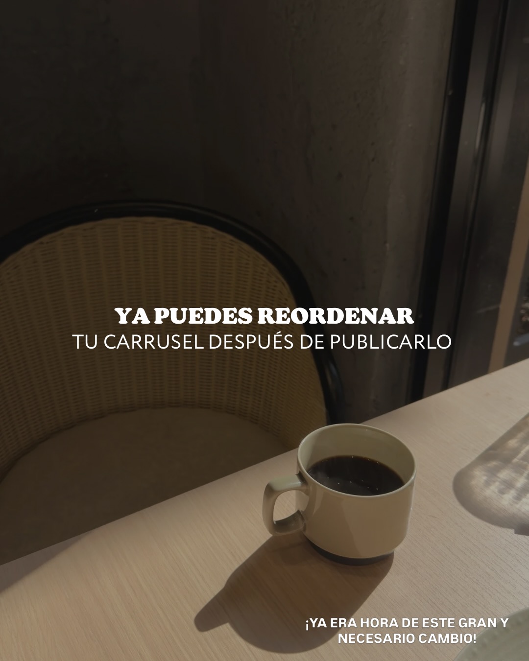 esto es algo que todas estábamos esperando 🙌🏼
porque sí… seamos honestas: a veces el carrusel no queda en el orden perfecto y te tocaba borrar TODO y empezar de cero 🫠
pero ya no 😮💨 ahora puedes reorganizar tus slides sin perder el post 🪄
un pequeño cambio que hace toda la diferencia cuando estás creando contenido
¿ya te aparece esta función en tu instagram? cuéntame 👀
#socialmediatips #instagramupdates #contentcreatorlife #marketingdigital