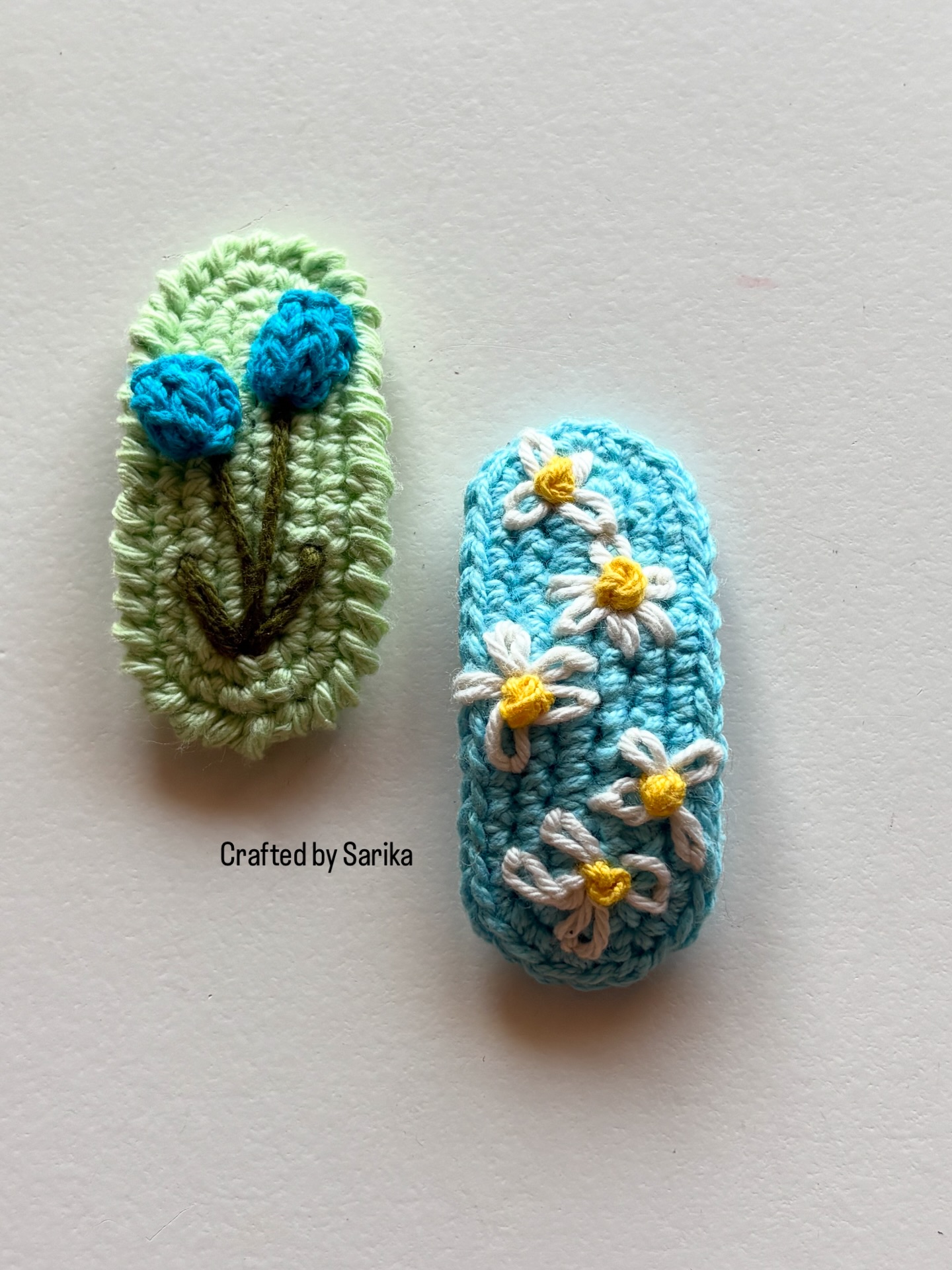 Crochet hair clips. Perfect for everyday styling.
Which one is your favorite?
#crochethairclips #handmadeaccessories #crochetindia #hairaccessories #smallbusinessindia