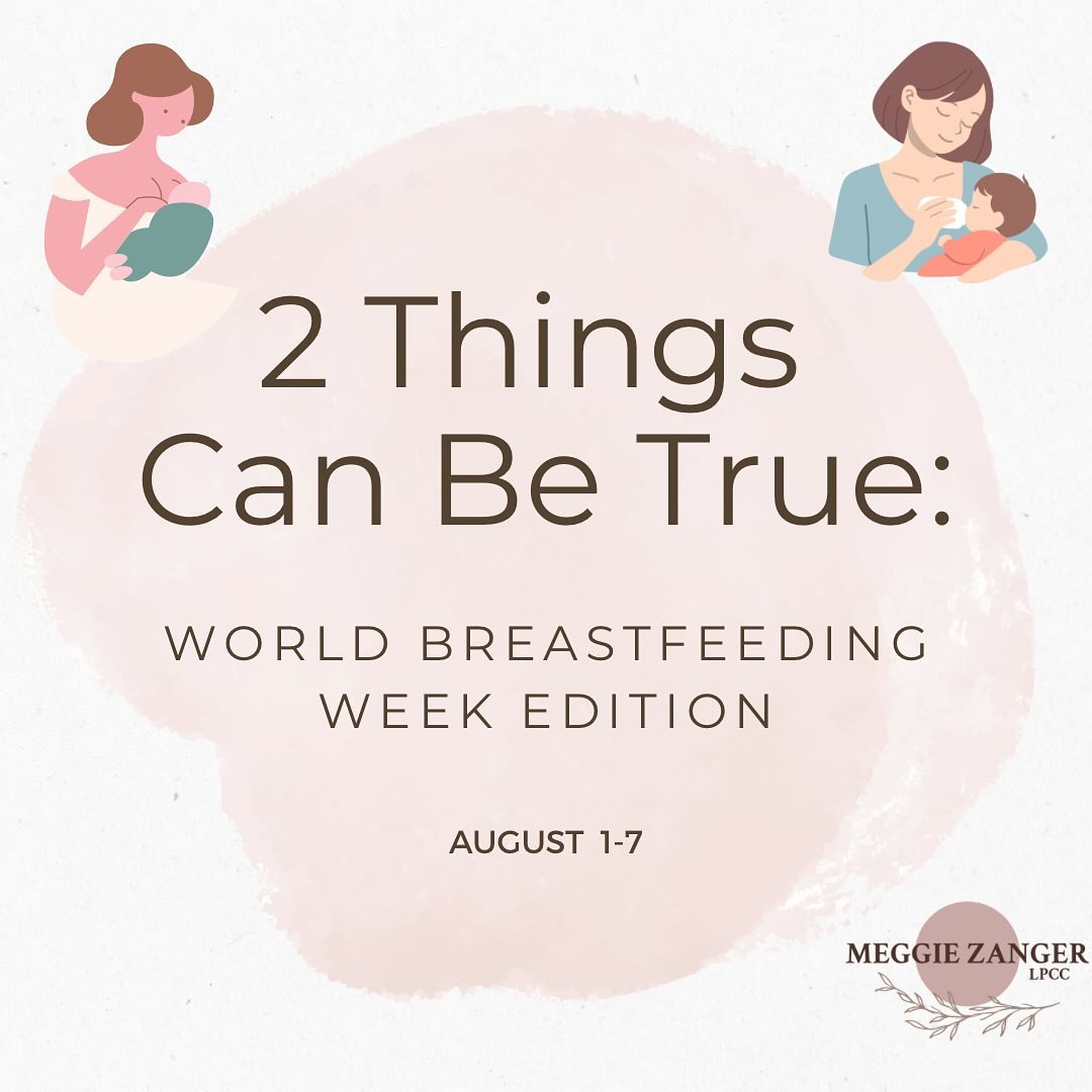 ✌️Two things can be true.✌️
🤱Breast/chest feeding and 👩🍼formula/bottlefeeding are BOTH beautiful ways to feed your baby, provide them with love and nutrition, and facilitate bonding and attachment.
How and why a mother chooses to feed her baby is unique and deeply personal. The most important thing is for all moms to be educated and empowered to feed their children in the way that works best for their own mental and physical health and the health of their baby.
✨Taking care of your mental health is one of the BEST off things you can do for you and your baby.✨
*Maternal Mental Health Considerations:*
*Support System:* Both methods can benefit from a strong support system to relieve pressure on the mother.
*Choice and Flexibility:* Respecting a mother’s choice and having flexibility in feeding method is crucial for mental health.
*Less Pressure:* Understanding that both methods can nourish a baby well reduces the societal pressures on mothers.
*Personal Comfort:* Ensuring the mother is comfortable and confident in her feeding choice is paramount for her mental well-being.
*Resources:*
If you’re searching for resources to support your baby feeding journey, here are a few of my favorites🤗💛:
@more_than_milk
@milkyrootslactation
@prettymamabreastfeeding
@searslactation
#beeastfeedingawarenessweek #breastfedbaby #chestfeeding #fedisbest #bottlefeeding #formulafed #perinatalmentalhealth #maternalmentalhealthmatters #bayareamoms #sanjosemoms #californiamoms #meggiezangerlpcc