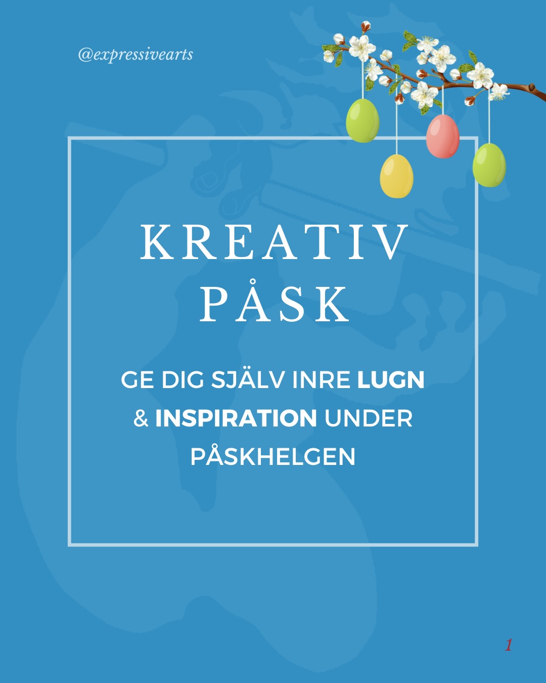 Glad påsk från Expressive Arts Stockholm 🐣 Swipe! 👉
🌿 Här får du en kreativ skrivövning för att viga in våren… För det cykliska & livet.
✍️ Om du gjorde övningen, vad upptäckte du? Kommentera gärna eller skriv till oss!