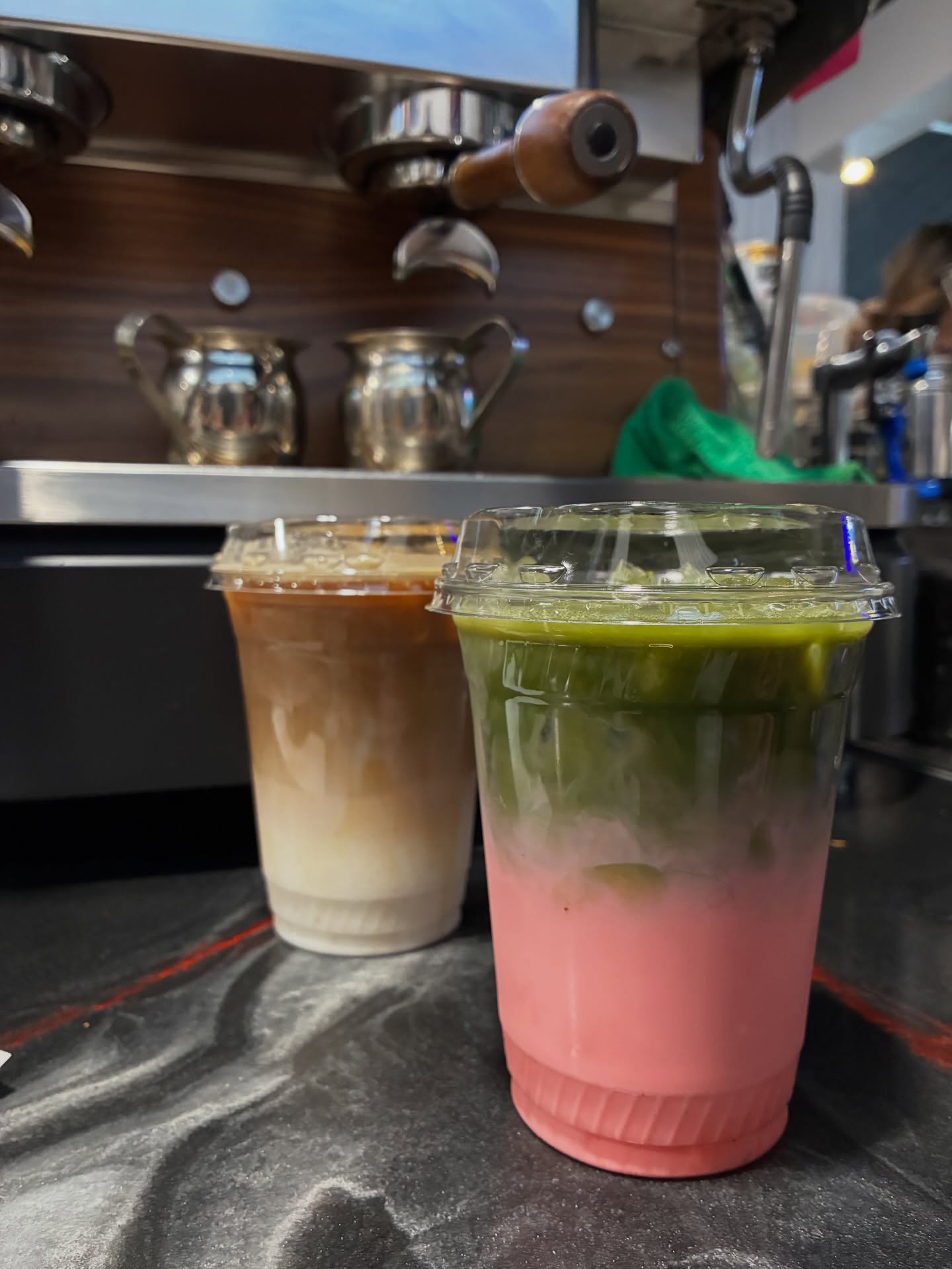Iced Raspberry Matcha or Iced Latte?
What are you going with today?
On the Bay. 1350 Empire Blvd
#ElviosCoffee #RochesterNY #CoffeeOrMatcha #CafeVibes #OnTheBay