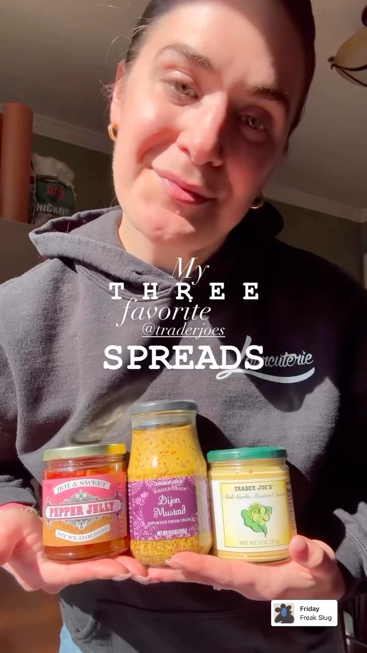 hello my sprigs🌿
my passion for sharing what i love doesn’t just include the final product of a laurcuterie spread. it’s also about showcasing my favorites from stores that i love. never gatekeeping and always keeping my sprigs in the know🫶🏻
the first store wouldn’t be anything but @traderjoes especially since they are my go-to for spreads, six years and counting.
🧄Garlic Aioli Mustard - vinegar based truly sent from the heavens. if you like the kick of flavor in every bite this mustard is sure to please. my PA Dutch buddies have enjoyed finding out about this spread as I’ve also enjoyed pairing it with bologna like @weaversofwellsville
💛Whole Grain Dijon Mustard - much more textured, there are more brands similar to this however this is my chosen favorite at the moment. I love to spread on a baguette with some soft spreadable @boursincheese
🌶️Hot + Sweet Pepper Jelly - brings me back to my roots with this crowd-pleaser! Spread on a @carrscrackers and enjoy with @phillycreamchs
in the past i have enjoyed giving insight into the grocery store finds that i use in my spreads because i get to help you find these goodies for when you make your charcuterie grazes yourself. i believe that everyone is capable of making a charcuterie board. however, a host who can appreciate having their hands freed of prepping food for a party is the real hostess with the mostess ✨
#sprigs #laurcuterie #laurcuteriesprigs #sprigsociety #traderjoes