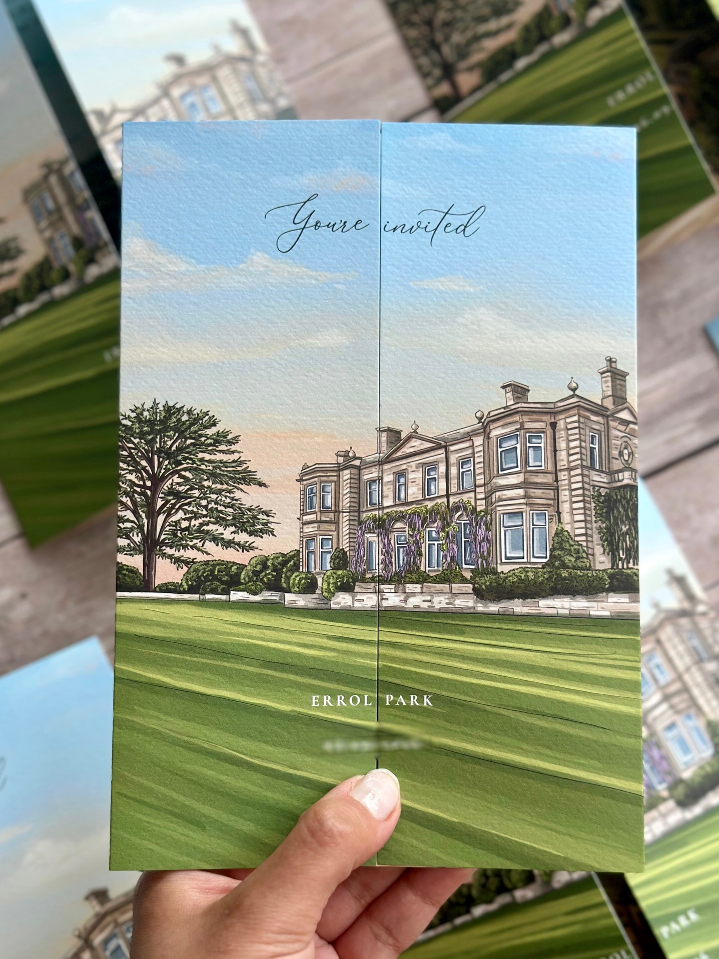 Setting the tone for a truly unforgettable day ✨
I absolutely loved creating this bespoke illustrated invitation for a wedding at Errol Park.
Save this for your wedding inspo 💌
#errolpark #weddingstationery #illustratedweddinginvitation #illustratedstationery #weddinginvitations