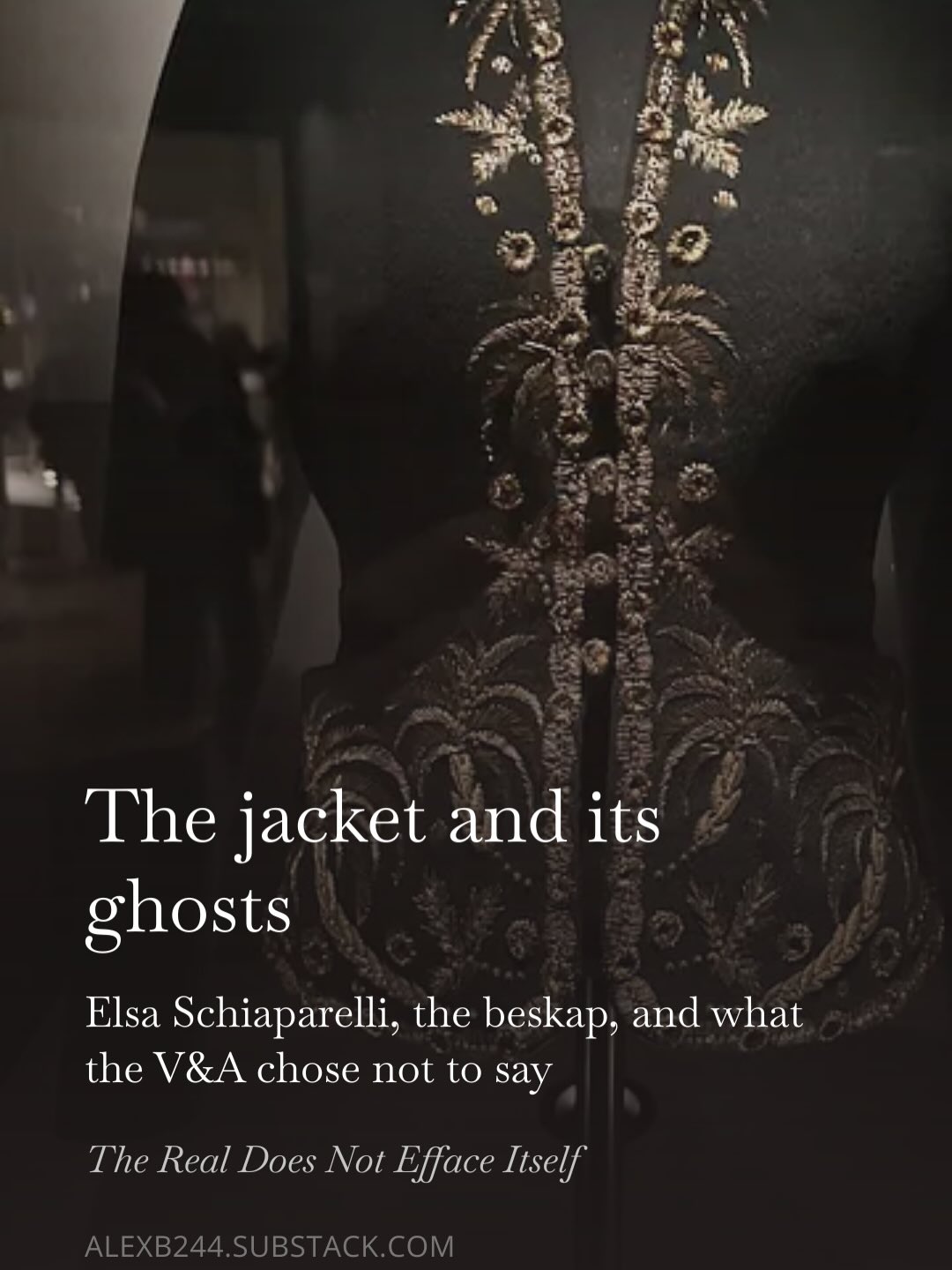 My latest piece on Substack looks at the V&A’s Schiaparelli exhibition and what it leaves out. As someone with a background in Indonesian fashion and Javanese cultural history, I recognised something the curators didn’t mention: the affinity between Schiaparelli’s signature embroidered jacket and the Javanese ‘beskap’, itself a hybrid born of the Dutch colonial encounter. The 1931 Paris Exposition Coloniale sits at the centre of this story along with the pointed irony that the Surrealists, Schiaparelli’s own circle, formally boycotted it. Link in bio and in story.
#FashionHistory #Schiaparelli #JavaneseCulture #OrientalismInFashion #DecoloniseFashion