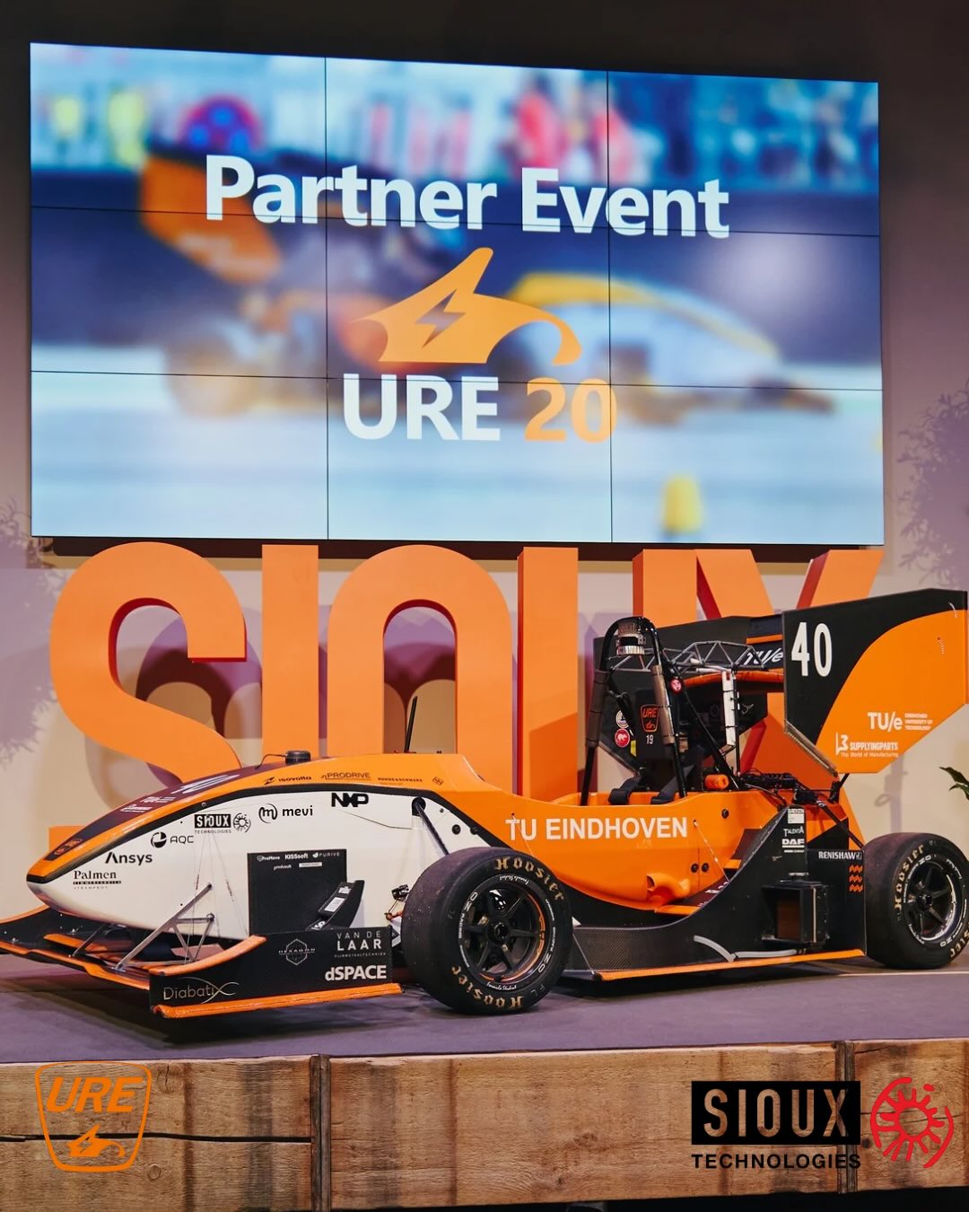 Proud to partner with Sioux Technologies, whose support goes far beyond sponsorship.
Through valuable advice, technical insight, and engaging partner events, Sioux continuously challenges us to think sharper and push further as a team. We’re grateful to have Sioux alongside URE on this journey! 🏎️⚡️ @siouxsource