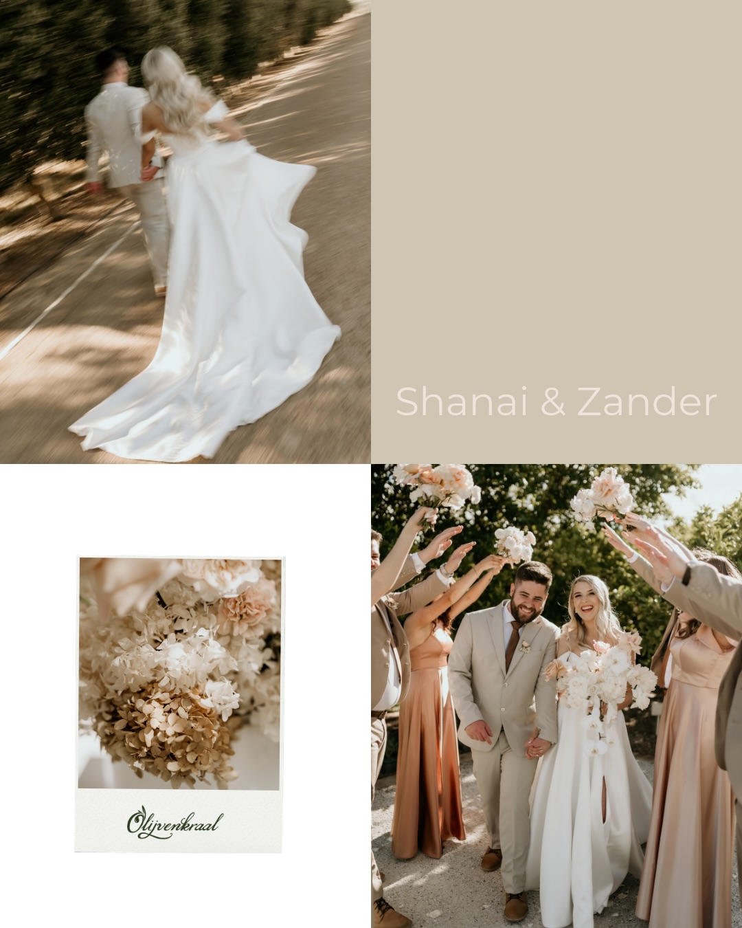 A palette as gentle as their love, Shanai & Zander 🥂
Venue: @olijvenkraalweddings
Coordinator: @thegrandplanner
Floral design: @oriative_flowers
Decor: @grandroomdesign
Catering: @nabyfarm
Wedding cake: @sweetartcakery
Photographer: @inkawinka
DJ: Greg Lupke
Lighting: @inandoutevents
MUAH: @niqueonfleek_pro