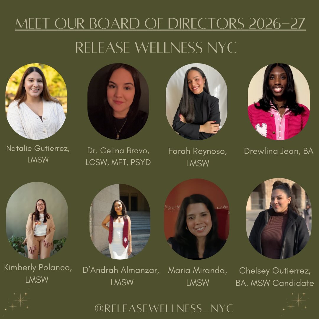 As we close out Social Work Month & Women’s History Month, we wanted to take a moment to honor our board of directors. As an organization, we take immense pride in being women-led and being led by
social workers. A major shoutout to the amazing women on the Release Wellness Board of Directors for their dedication, hard work and passion for advocating for survivors ✨
Happy Social Work Month & Happy Women’s History Month 🫶🏼💐✨