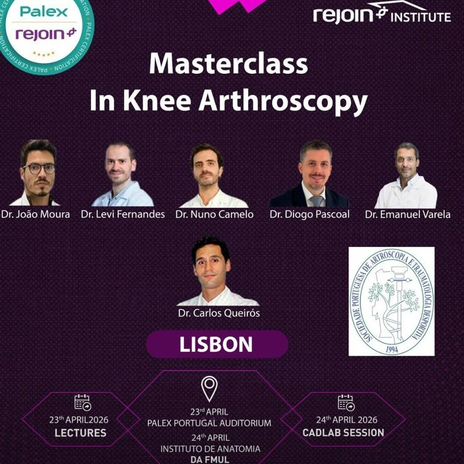 Candidaturas Abertas
Masterclass in Knee Arthroscopy a 23 e 24 de abril em Lisboa :
►Envio de CV até 5 de Abril.
► Consultar regulamento www.spat.pt
