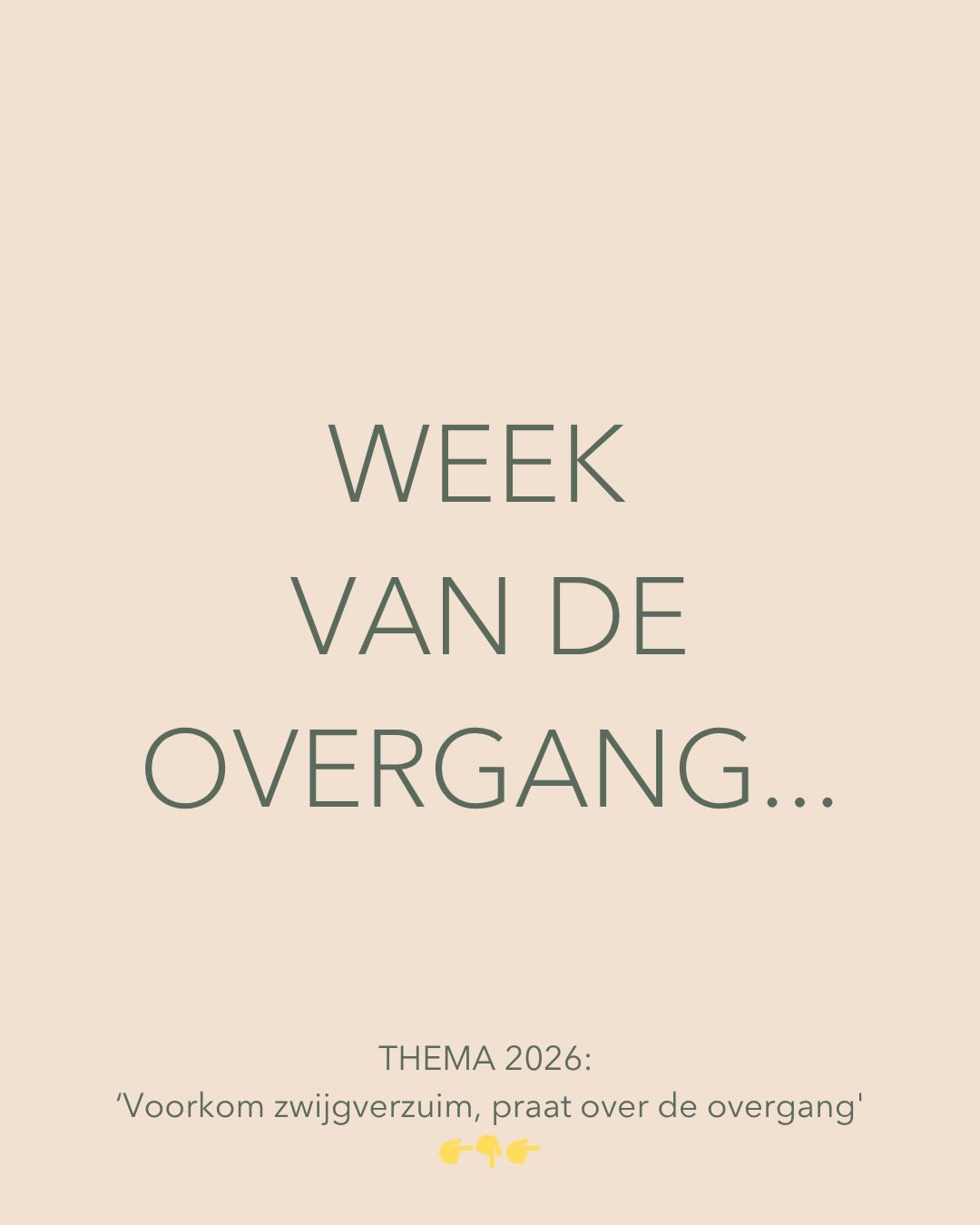 De Week van de Overgang
THEMA 2026: ‘Voorkom zwijgverzuim, praat over de overgang’
Ik kom nog steeds bij bedrijven waar een taboe heerst op de overgang.
Niet alleen op de werkvloer, maar ook daarbuiten.
En dat is opvallend.
Want we leven in 2026.
Er wordt steeds meer over gesproken…
maar nog lang niet genoeg.
Mijn missie is helder: bewustwording creëren rondom dit thema.
Want er is nog steeds een groot gebrek aan kennis, vooral bij vrouwen van 35+ die vaak niet eens weten dat ze al in de perimenopauze zitten.
En dat heeft gevolgen.
Klachten worden genegeerd.
Signalen worden niet herkend.
Vrouwen blijven doorgaan… terwijl hun lichaam iets anders nodig heeft.
Dit stilzwijgen kan leiden tot zogenaamd zwijgverzuim: verzuim dat niet ontstaat door fysieke ziekte, maar doordat vrouwen zich niet durven uitspreken over taboe-onderwerpen zoals de overgang.
Daarom ben ik actief bij bedrijven met mijn hormoonspreekuren, workshops én natuurlijk mijn Brainstof 6-maanden traject.
Mijn doel: een plek creëren waar vrouwen wel hun verhaal kwijt kunnen, waar ze gehoord worden en serieus worden genomen.
Zonder oordeel. Zonder schaamte.
Want zodra er ruimte ontstaat, gebeurt er iets magisch:
inzichten ontstaan, oplossingen worden zichtbaar en vrouwen krijgen weer energie en grip.
En het mooie? Dit helpt niet alleen de vrouw zelf, maar ook jouw organisatie.
Minder uitval en ziekteverzuim, meer begrip binnen jouw organisatie.
Wil jij dit ook binnen jouw organisatie?
Stuur me een bericht of plan een kennismaking.
Samen maken we het verschil. Echt!!