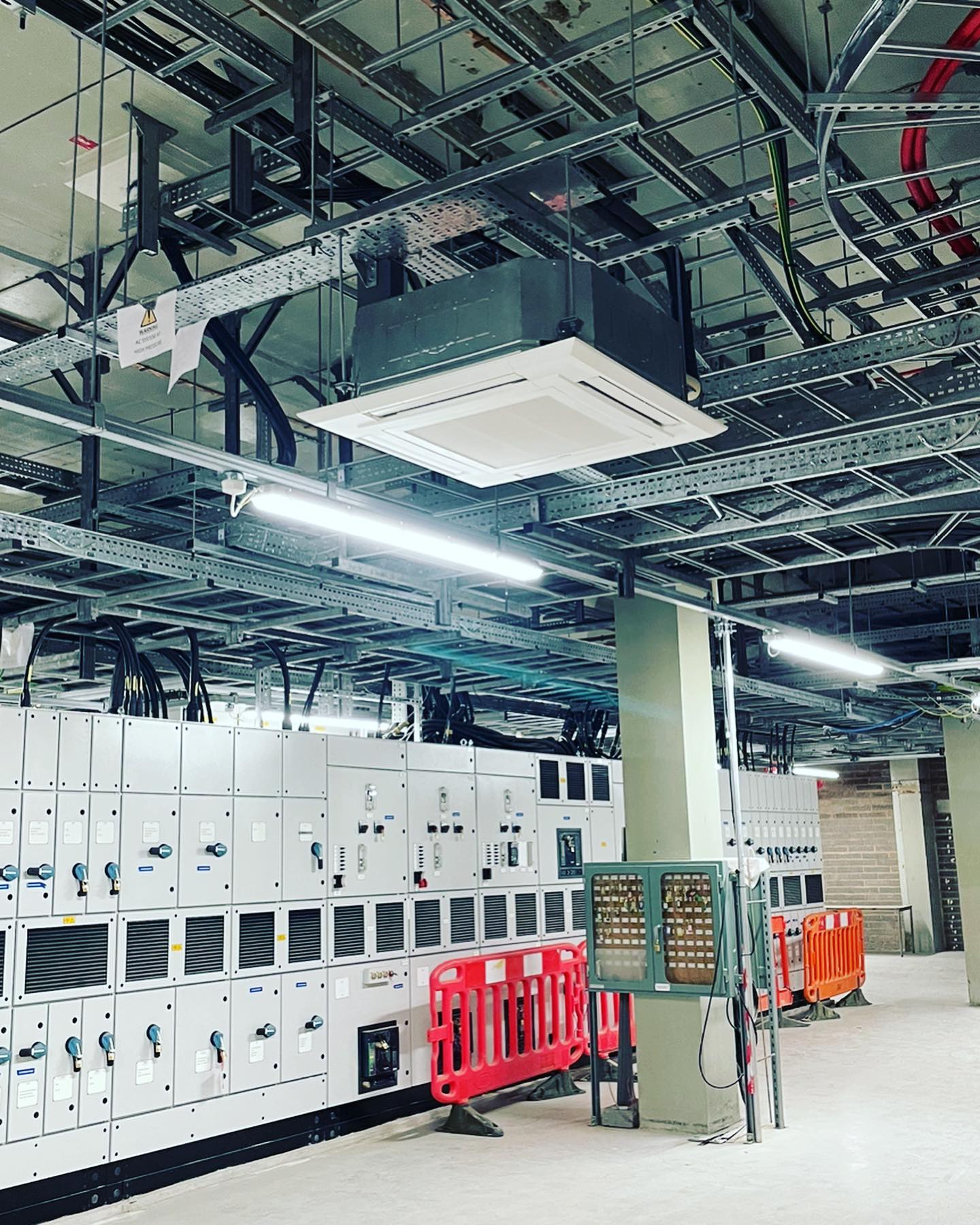 Another power station project complete and commissioned. 14no. fan coil units & 7no. condensers installed with full BMS control and operation/fault monitoring through AE-200 and BACNET integration.