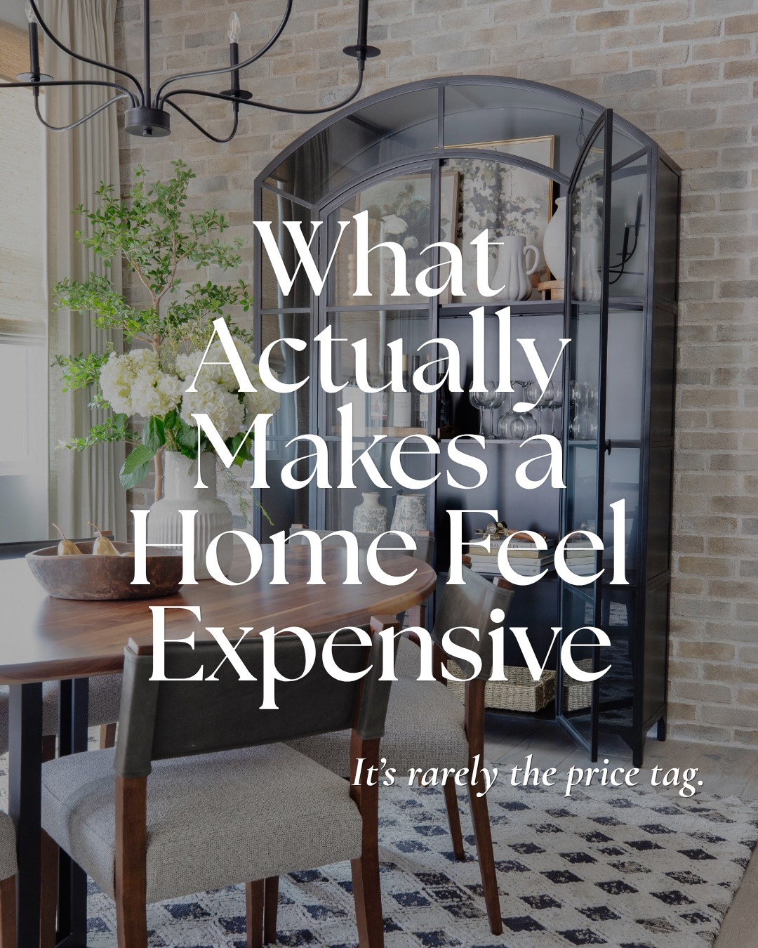 Most people think a home feels expensive because of how much money was spent.
That’s rarely the reason.
What actually makes a home feel luxurious is intentional design decisions — the things most people overlook.
This is exactly what we focus on when we design homes. Not just how it looks… but how it feels to live in.
Because a well-designed home doesn’t just look beautiful.
It feels calm.
It feels finished.
It feels effortless.
And that has very little to do with buying the most expensive furniture — and everything to do with how the space is layered, edited, and pulled together.
If your home feels almost there but not quite designer yet, it’s usually these details that are missing.
Save this for when you’re ready to elevate your space ✨
If you’re ready for your home to feel finished and professionally designed, comment DESIGN or DM us to learn about our design services.
#interiordesign #luxuryinteriors #arizonainteriordesign #gilbertaz #scottsdalehomes designerblvd homedesigntips interiordesignstudio