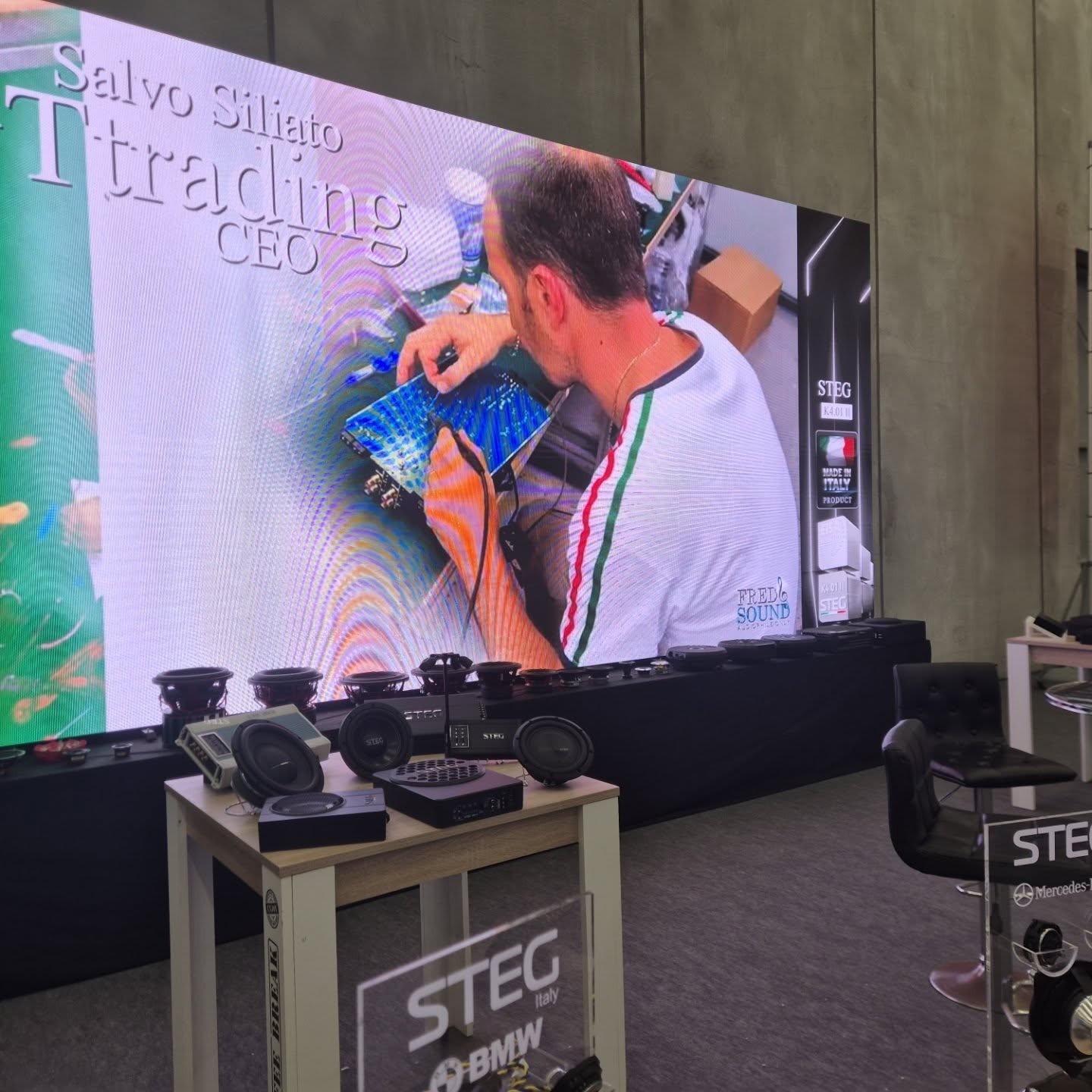 🎶GTTrading 🇮🇹first day of the EMMA European Final and CarMediaWorld 2026🌏 has already been a great success💯🔝, beyond all expectations, you joined us from all over the world... the long-awaited SS16 ultra hi end DSP🆒️, and the new K series winner of the EISA 2025-2026 award 🥇were the protagonists... So many years of investment in innovation and sound perfection can only bring great satisfaction..