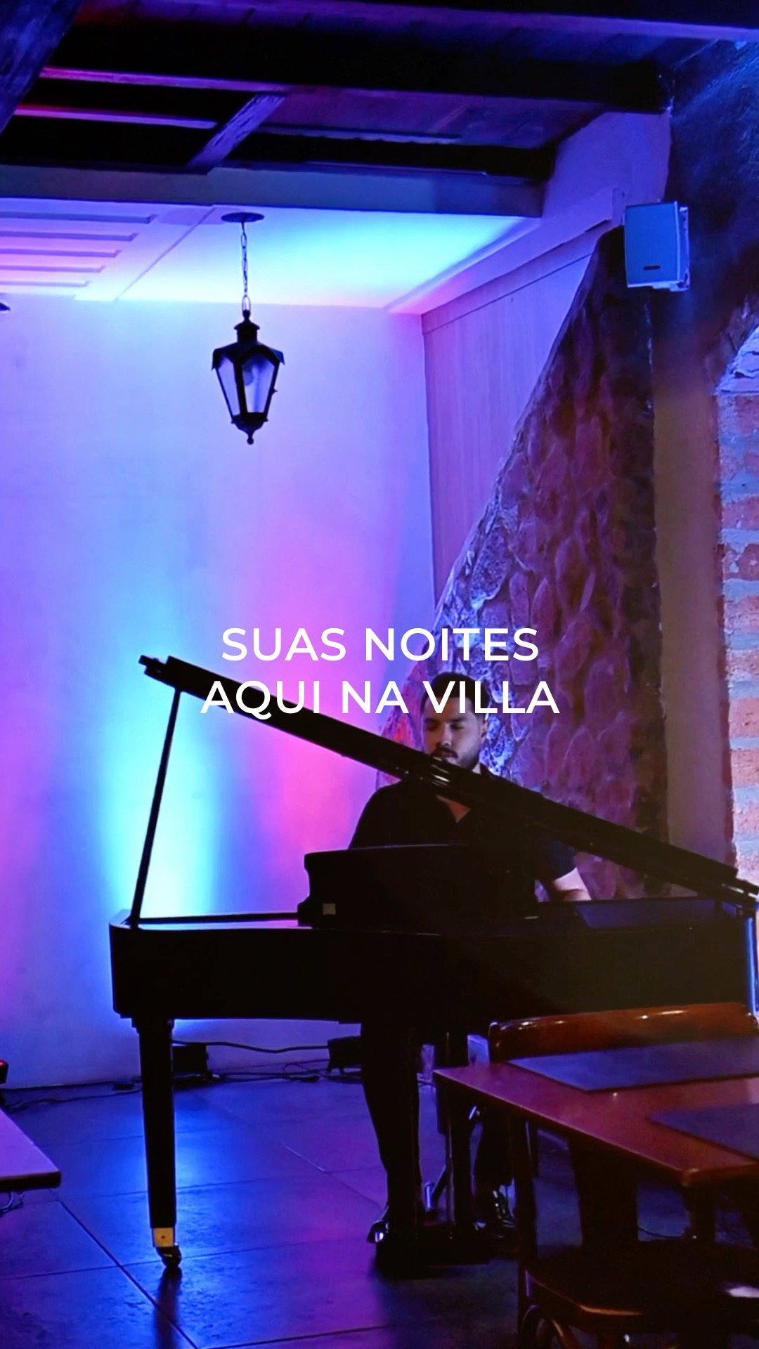 Suas noites aqui na Villa ao som do Piano!
