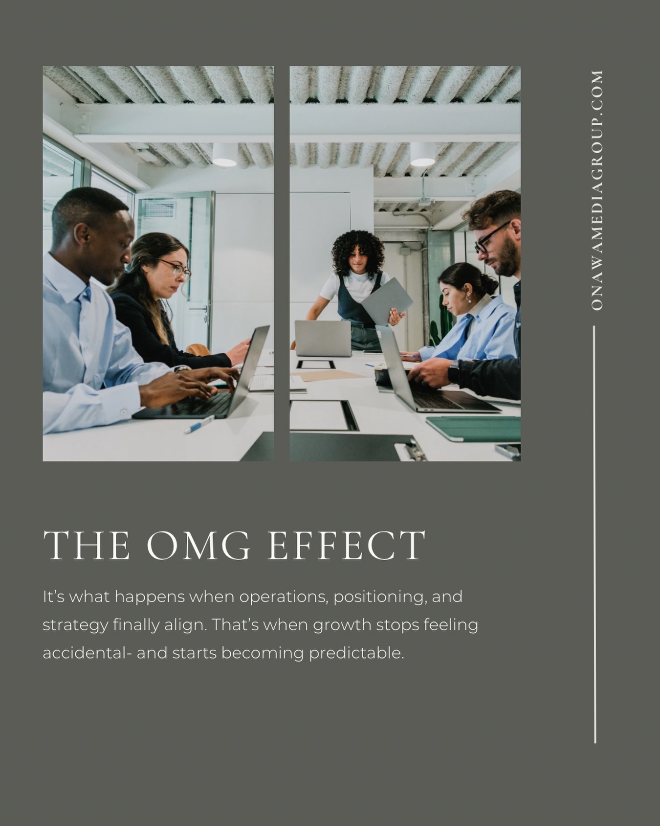 Growth shouldn’t feel like luck…it should feel like strategy.
At Onawa Media Group, we help businesses align operations, brand positioning, and growth strategy to create scalable, predictable success. No guesswork. No chaos. Just structure that works.
If your business is ready to move from inconsistent results to intentional growth, this is your moment.
Apply online today and let’s build your “OMG Effect.”
onawamediagroup.com
#Strategy #Consulting #Business #Entrepreneurship #OMG