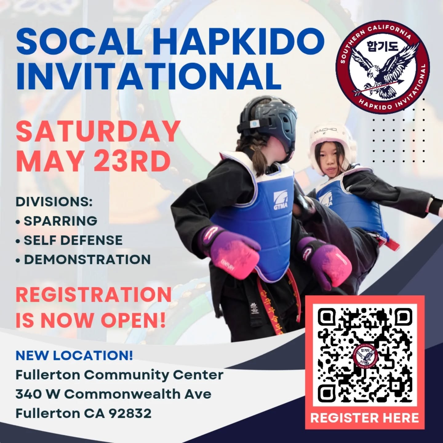 Registration is now open for the Southern California Hapkido Invitational!
This isn’t just a tournament—it’s a celebration of Hapkido and the community that makes it so special. Join us for a day of competition, performances, and unity with practitioners from across the region.
Early bird pricing available through April 15
Register now: socalhapkidoinvitational.com
#hapkido #tournament #competition #community