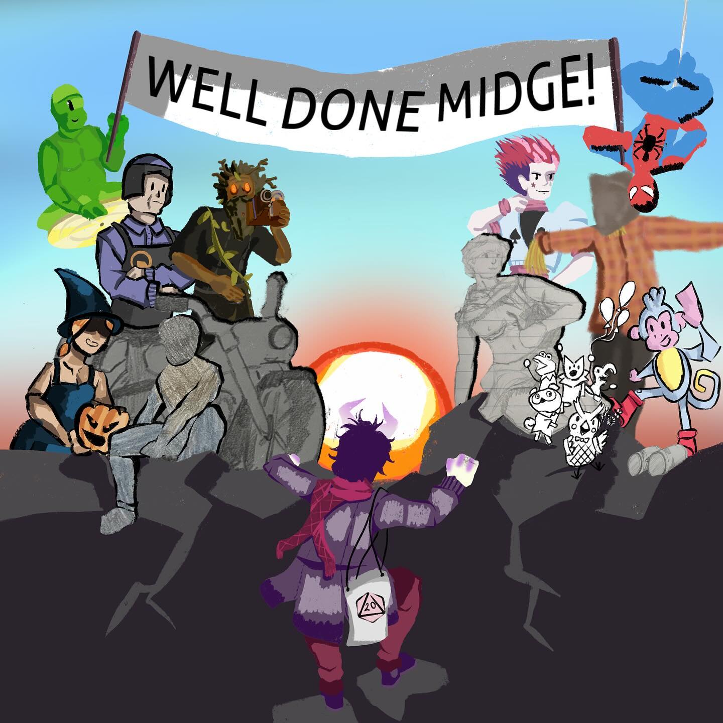 #inktober I DID IT! The final day. I’m famously bad at starting things and not finishing them, it’s a terrible autistic habit but I did it! I think I’ve found my meditation method as well I got so relaxed with all of these drawing. I think I want to have a try at connected artworks or comics surrounding Franco now. Not D&D Franco but OC Franco. Thank you all for the words of encouragement, I feel so much more confident in my art now, thank you.
#inktober
#inktober2024
#inktober2024landmark
#oc
#dndoc
#dndbard
#hunterxhunter
#inscyption
#greekmythology
#boots
#spiderman
#halflifevrbuttheaiisselfaware
#cultofthelamb
#muppets
#animalcrossing