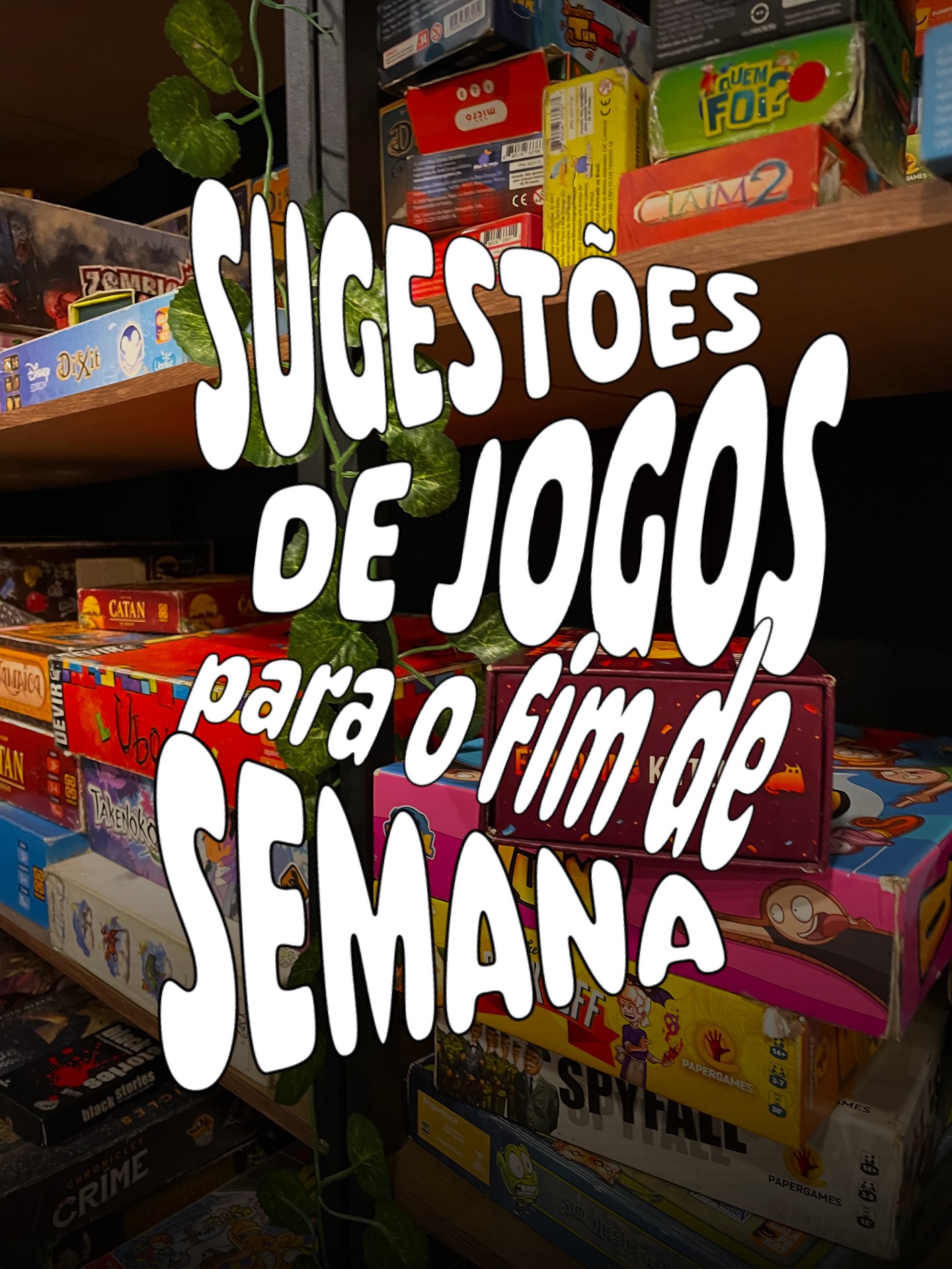 🎲✨SUGESTÕES PRO FIM DE SEMANA
Tá sem ideia do que jogar? A gente separou algumas opções pra te ajudar — mas isso é só o começo 👀
A Orcs tem um acervo com mais de 300 jogos, então sempre tem algo novo pra descobrir, seja com amigos, em casal ou até solo 😎
Curtiu algum?
🔗 Alugue pelo site! #boardgaming #fimdesemanacomeçando #orcscave #alugueldejogos #sugestoes