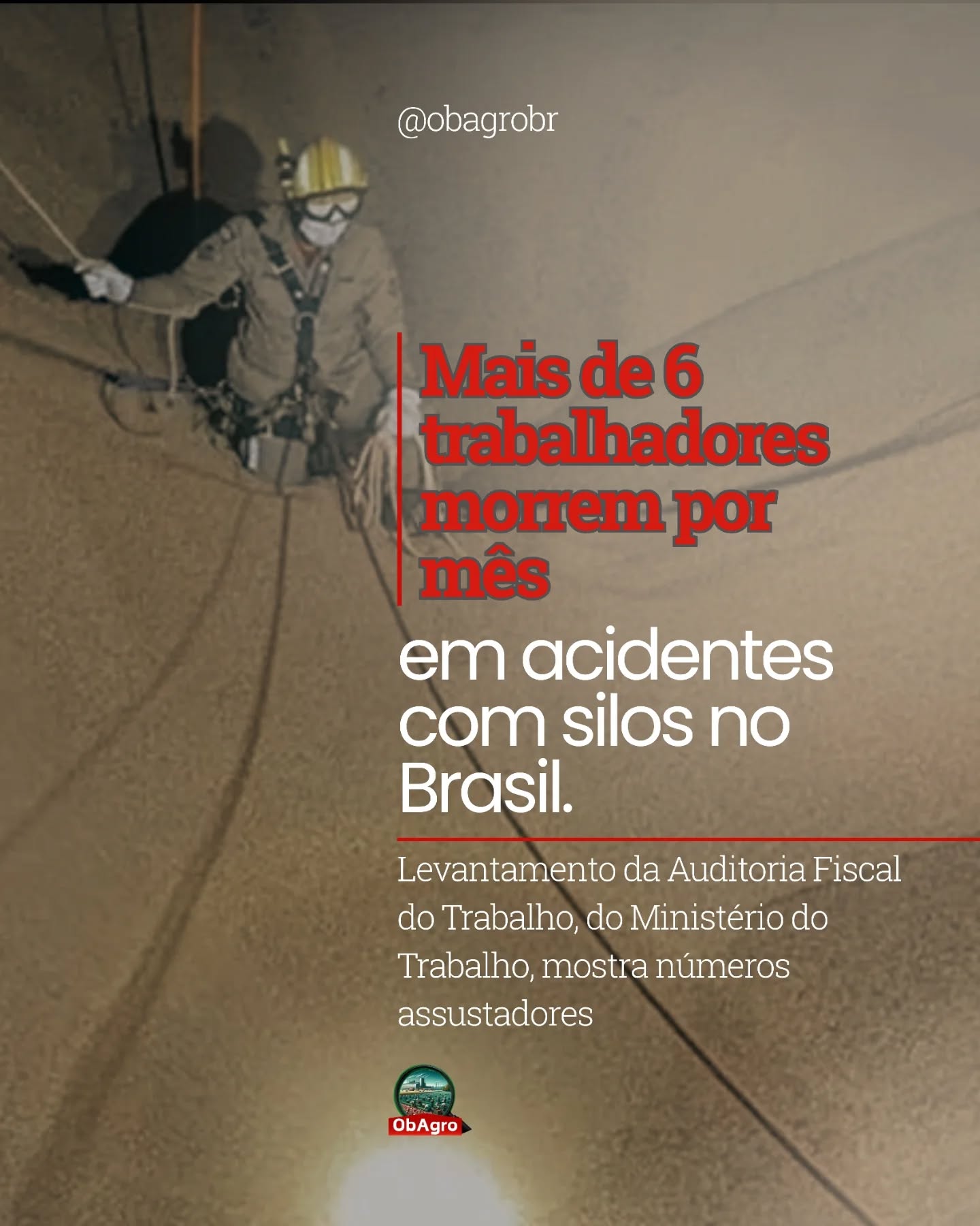 Acidentes em silos de armazenagem seguem matando trabalhadores no Brasil — e em grande parte dos casos, são evitáveis. Entre 2021 e 2025, pelo menos 394 mortes foram registradas, com destaque para soterramentos, quedas e explosões, muitas vezes durante atividades como limpeza e desobstrução dos silos.
Outro dado que chama atenção é que há mais mortes do que acidentes registrados, o que indica situações em que trabalhadores tentam salvar colegas e acabam também vítimas.
Esses casos revelam um padrão: trabalho de alto risco, frequentemente realizado por terceirizados, com pouca proteção e sob pressão produtiva.
Não se trata de fatalidade. Se trata de condições de trabalho que precisam ser transformadas.
📚 Fonte: ICL Notícias / Brasil de Fato; dados da Auditoria-Fiscal do Trabalho.
#SaúdeDoTrabalhador #AcidenteDeTrabalho #Silos #Agronegócio #SegurançaDoTrabalho SST VigilânciaEmSaúde TrabalhoSeguro Obagro DireitosTrabalhistas
