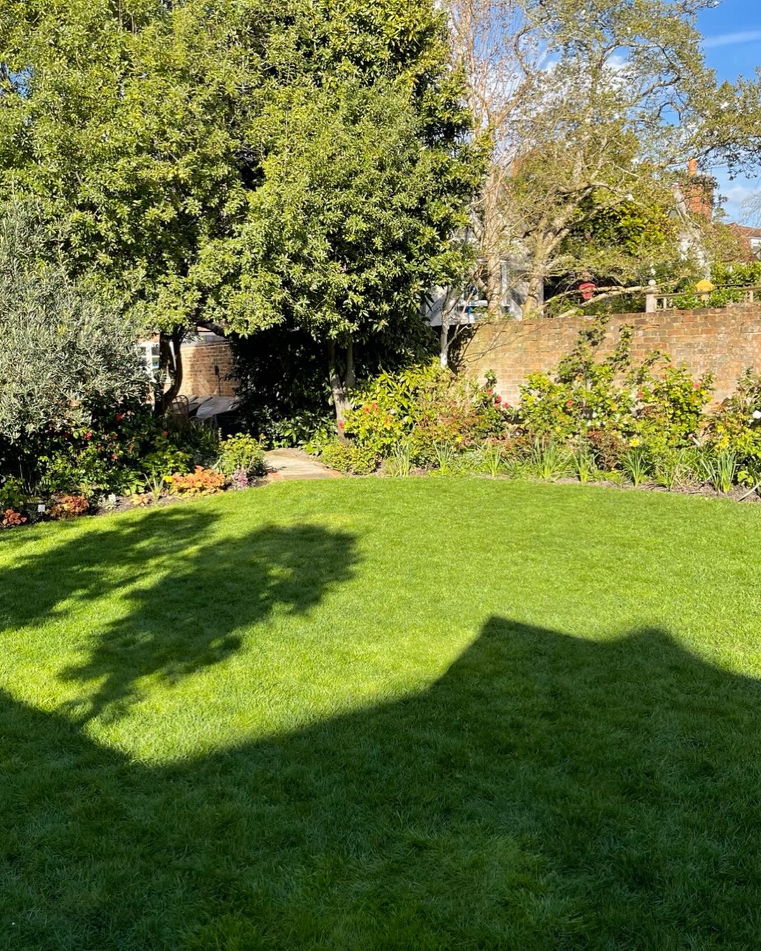 Healthy lawn, Happy clients đ #lawncare #merlinlawncare #winchesterbusiness