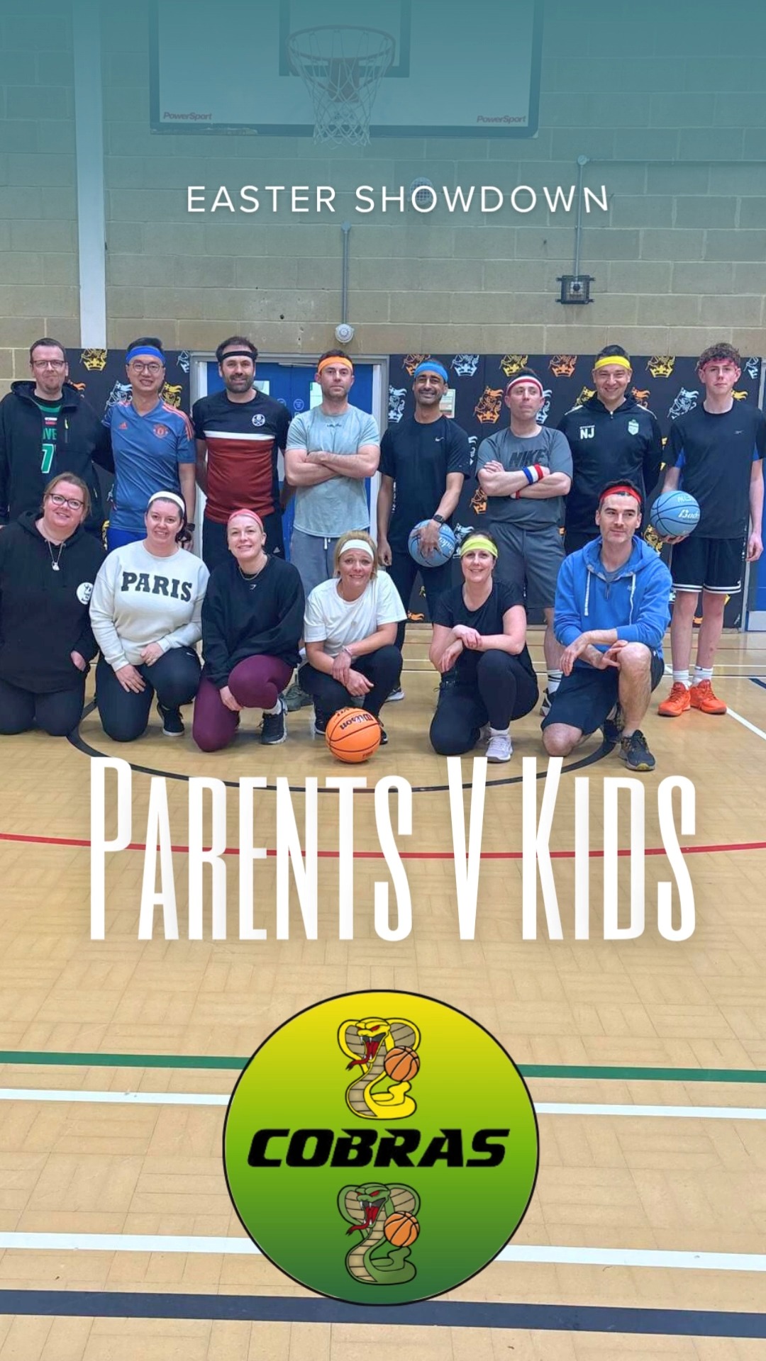 What a match! 🐍🏀
Our Kids vs Parents match against our U14/U16 Girls National League team had it all — energy, laughs, and plenty of competitive spirit!
Led by Coach Sam, the parents came armed with a winning formula — colourful headbands 🌈, a stash of Haribos 🍬… and maybe a few cheeky fouls along the way 😅
Final score: 47–60!
#KidsVsParents #ParentsChampions #StillGotIt #GameOn #GirlsBasketball #NationalLeague #TeamSpirit #BasketballFamily #Hoops #CobrasBasketballClub
