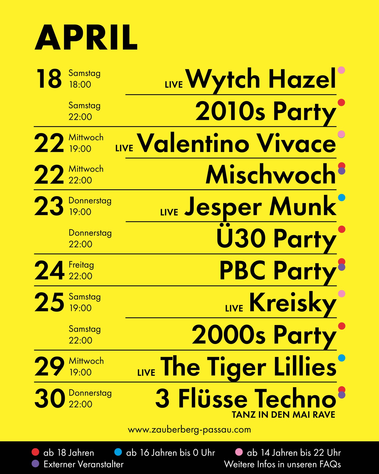 Alle Infos über die Zauberberg Website (link in bio)