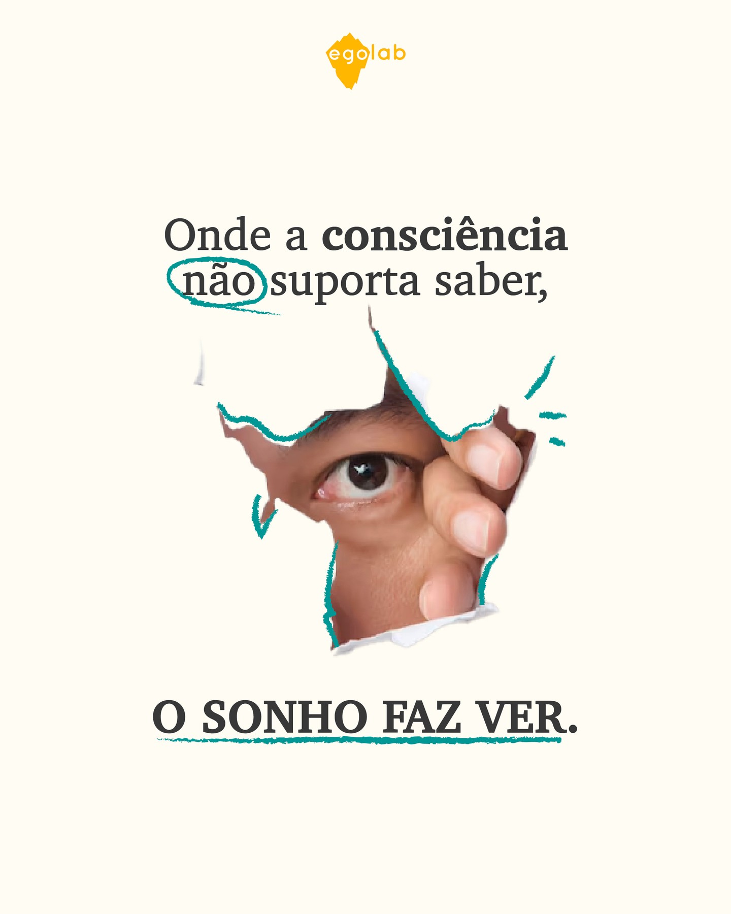 O sonho não obedece à consciência. Ele responde ao desejo.
______________________
No dia 26/03, às 18h30 (horário de Brasília), teremos nossa aula aberta do ciclo Ler Freud 2026, conduzida pela Psicanalista Thaís Bolognini
1916 | Traços arcaicos e infantilismo dos sonhos
📍 Transmissão ao vivo no YouTube da Egolab
📩 O link será enviado um dia antes por e-mail e no grupo do Whatsapp
📖 Sobre o projeto
Todo mês, um novo texto das Conferências Introdutórias sobre Psicanálise será lido e discutido em uma aula gratuita. Os participantes podem interagir ao vivo pelo chat.
🔗 Inscreva-se gratuitamente: egolab.com.br/aulasfreud