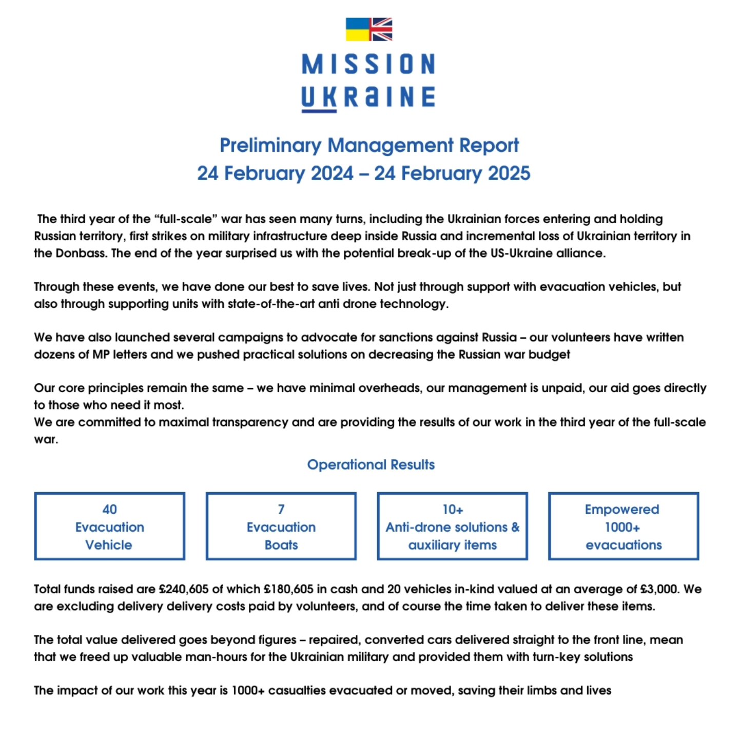 Many of our supporters and volunteers have contributed their money, time, and efforts, and some have even risked their lives to help the Ukrainian people.
Given recent events in the US, supporting Ukraine is no longer a matter of charity.
Help us contribute to the security of the of Europe.