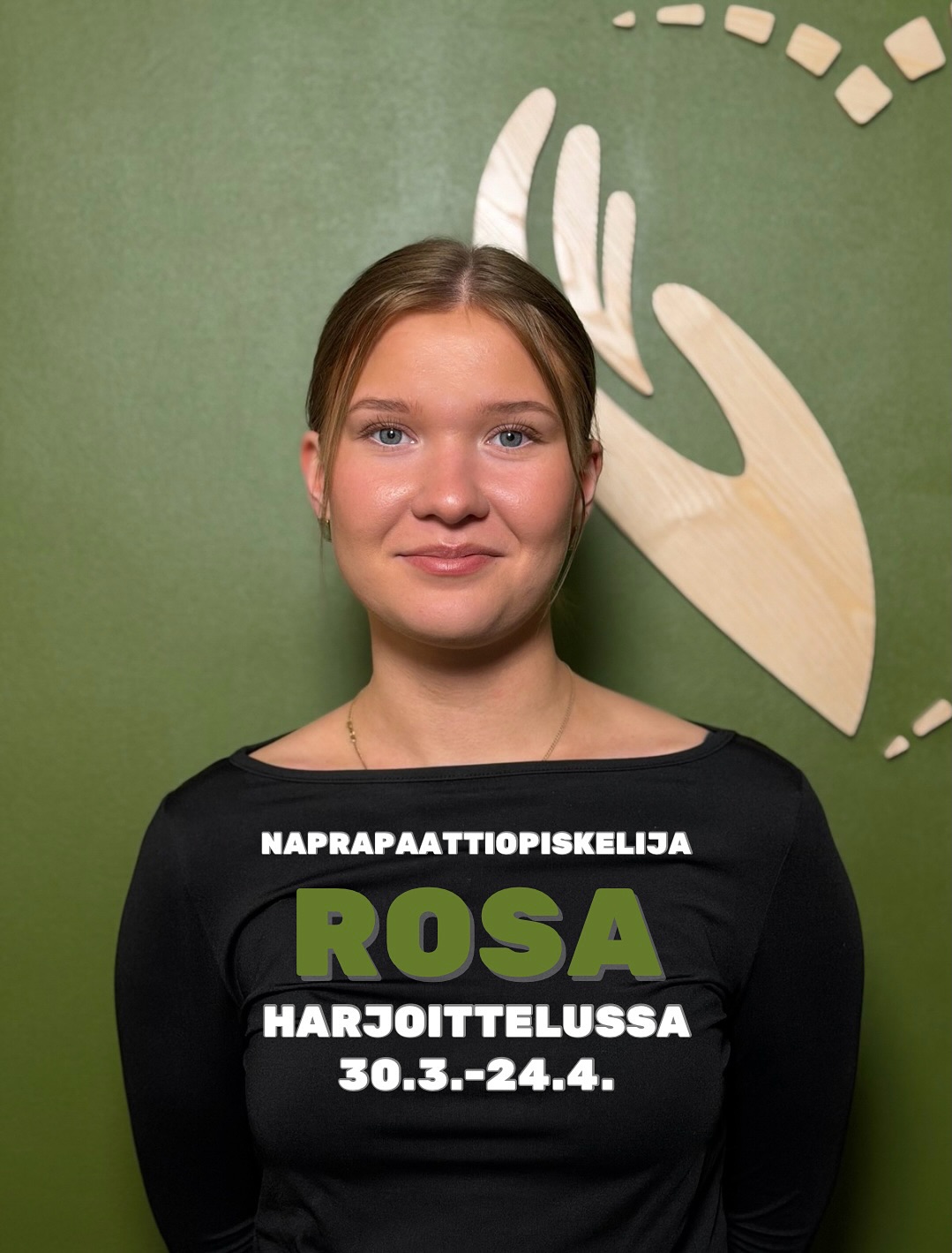 Toisen vuoden naprapaattiopiskelija Rosa aloittaa työharjoittelun NapraWealthilla maanantaina! ☺️
Hei! Olen Rosa Tolvanen, 21-vuotias naprapaattiopiskelija Kotkasta. Olen toisen vuoden opiskelija ja olen aloittamassa ensimmäisen työelämäharjoitteluni NapraWealth:lla maaliskuun lopussa. ☺️