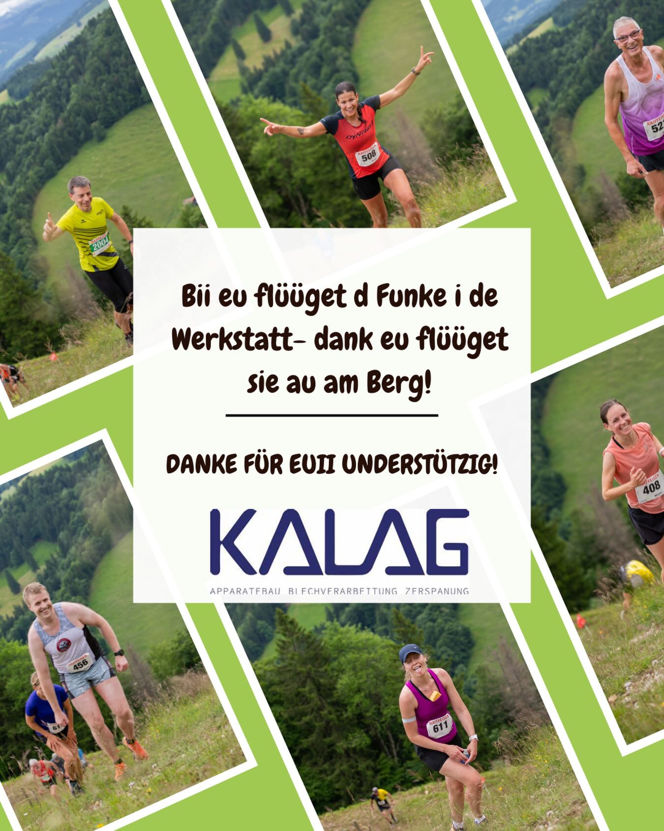 danke, für euii Understützig! @kalag.ch 🤗🙌🏽
#kalag #berg #race #track