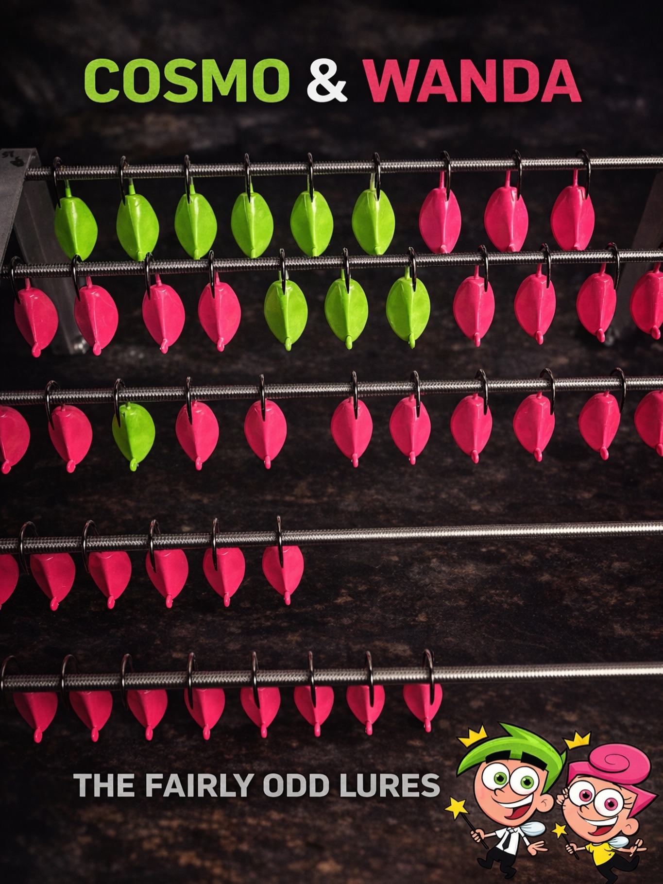 🌟 Cosmo & Wanda approved 🌟
When the Tautog and Sheeps are being picky... you call in the FAIRY GODTACKLE Sand Slammers.
☘️ Cosmo (Green Glow) = that loud glow chartreuse that screams “EAT ME”
🩷 Wanda (Hot Pink)= that hot pink that seals the deal
Together? Straight-up magic in the water.
Hand-poured. Bright. Deadly. Because sometimes you don’t need luck... you need the right colors.
Post is inspired by @coasttocoastanglers
#fishinglife #customtackle #fishinggear #catchmorefish #cosmoandwanda