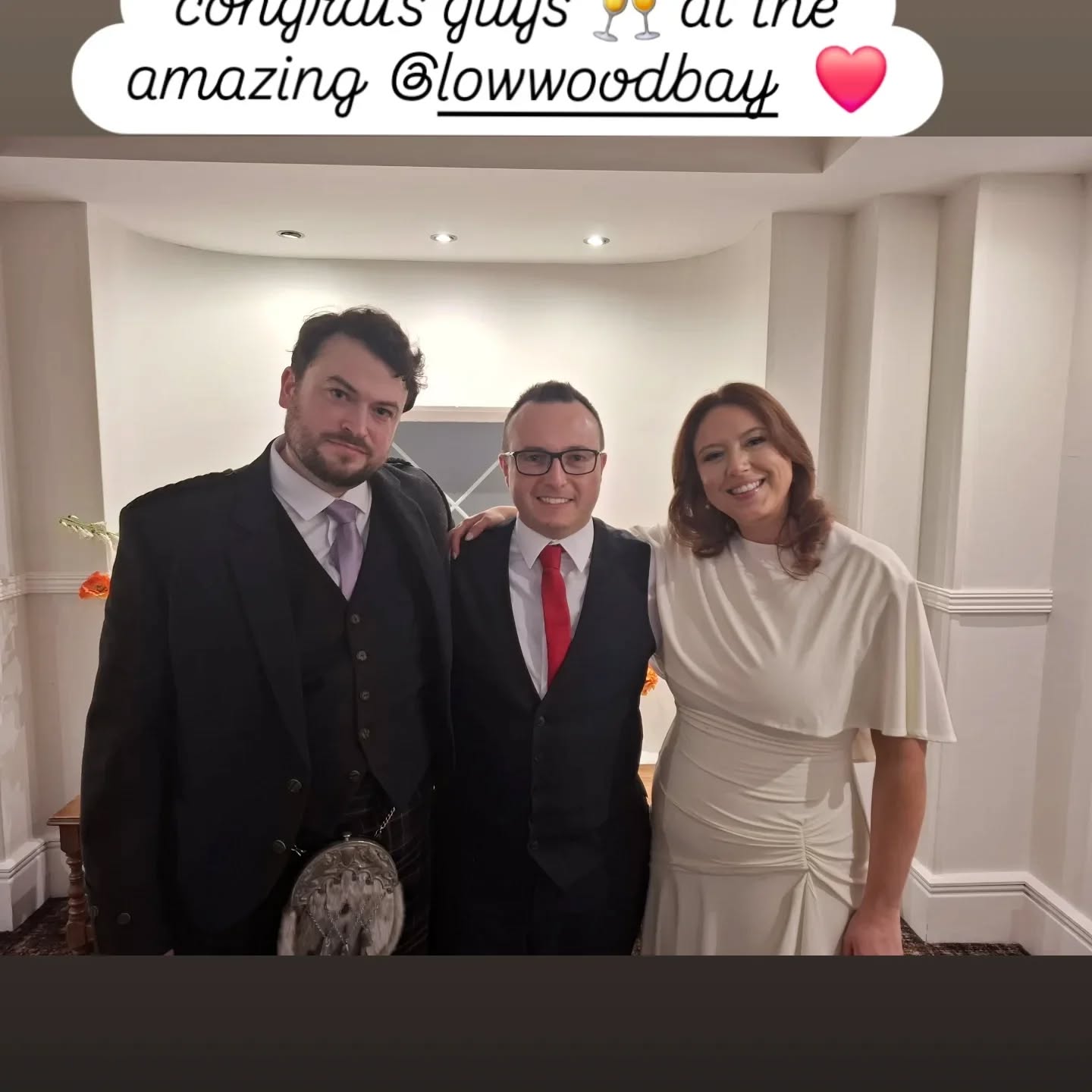 A great wedding day for a lovely couple at the beautiful @lowwoodbay and the weather was 👌🥂❤️ it was a pleasure to DJ for you all ⭐️
www.ameventsdj.co.uk