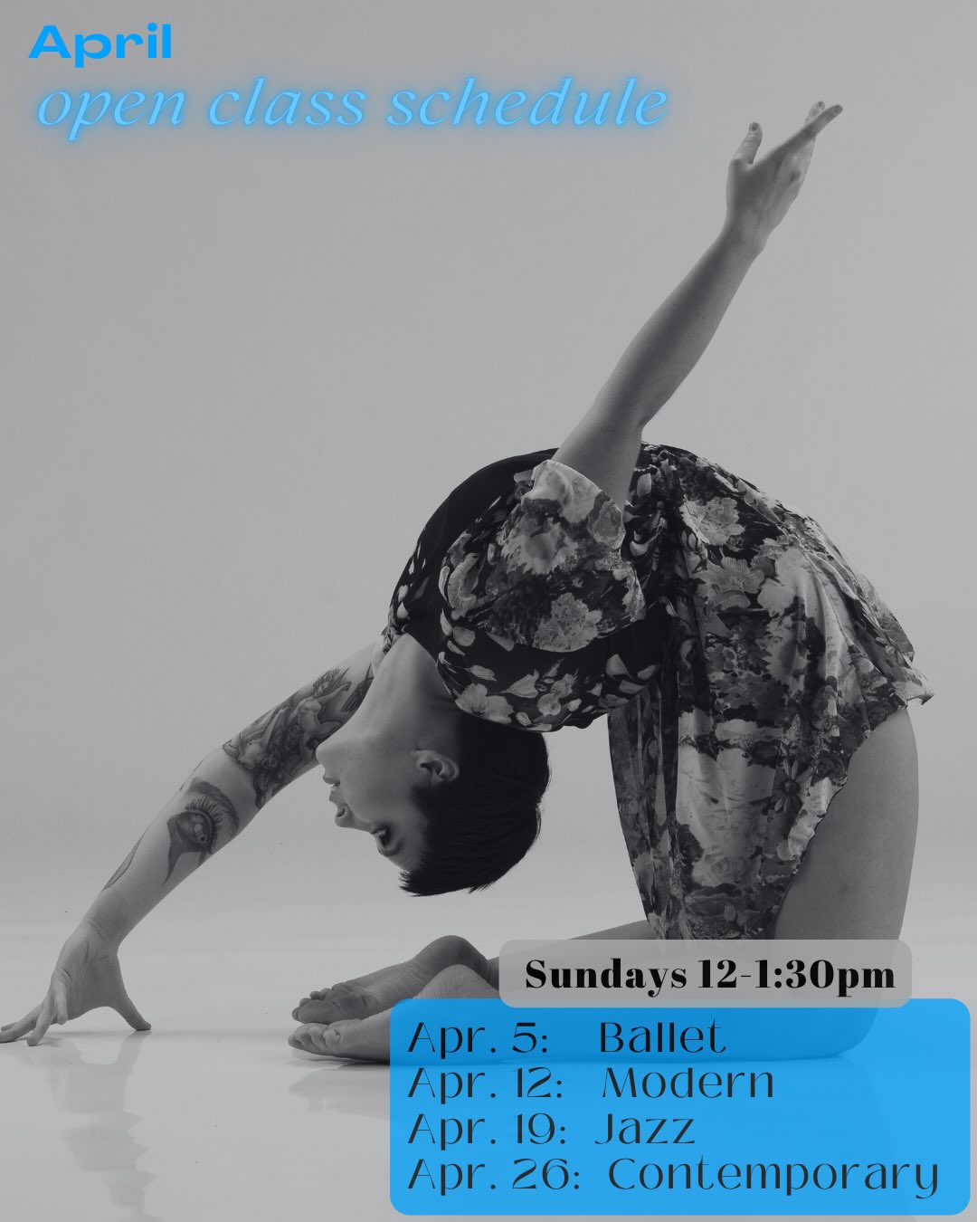 Drip drip drop, little April showers 💧🌧️ Forecast: 100% chance of dancing. Skip through the puddles and come dance with us every Sunday at noon 🕛✨