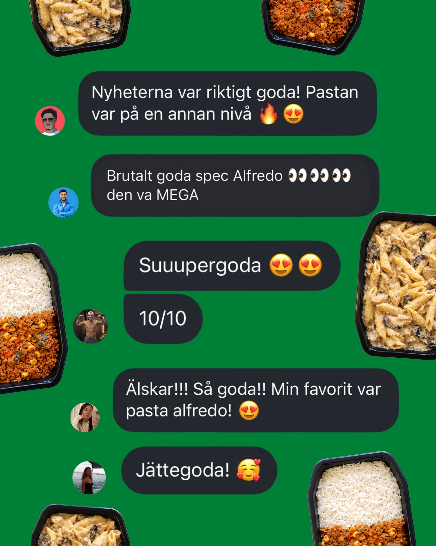 Vad tycker ni om våra nyheter TACOGRYTA & PASTA ALFREDO? 😍 @wonderboidead @smailnow @victorlundbergg @filippadanellkarlberg @emmakih har sagt sitt 🔥
De här vill ni INTE MISSA! Beställ på matlådor.se eller hitta hos din återförsäljare 😋🍝🍛
-
#matlåda #mat #matlådor