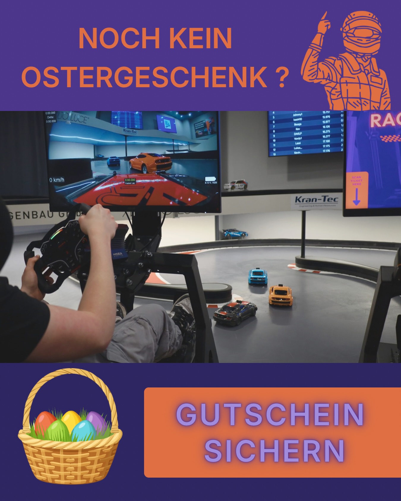 🐰 Noch keinen Ostergutschein? Jetzt sichern! 🎁
Wir sind am 30. & 31. März (Mo–Di) sowie zusätzlich nächste und übernächste Woche für euch da! 📅
Den Gutschein gibt’s:
🏠 direkt bei uns im Haus inkl. Kuvert
📧 oder ganz bequem per E-Mail
🌐 Mehr Infos auf unserer Website!
⚡ Schnell zuschlagen – das perfekte Osterhasengeschenk ist gesichert!
#osterhase #amstetten #race