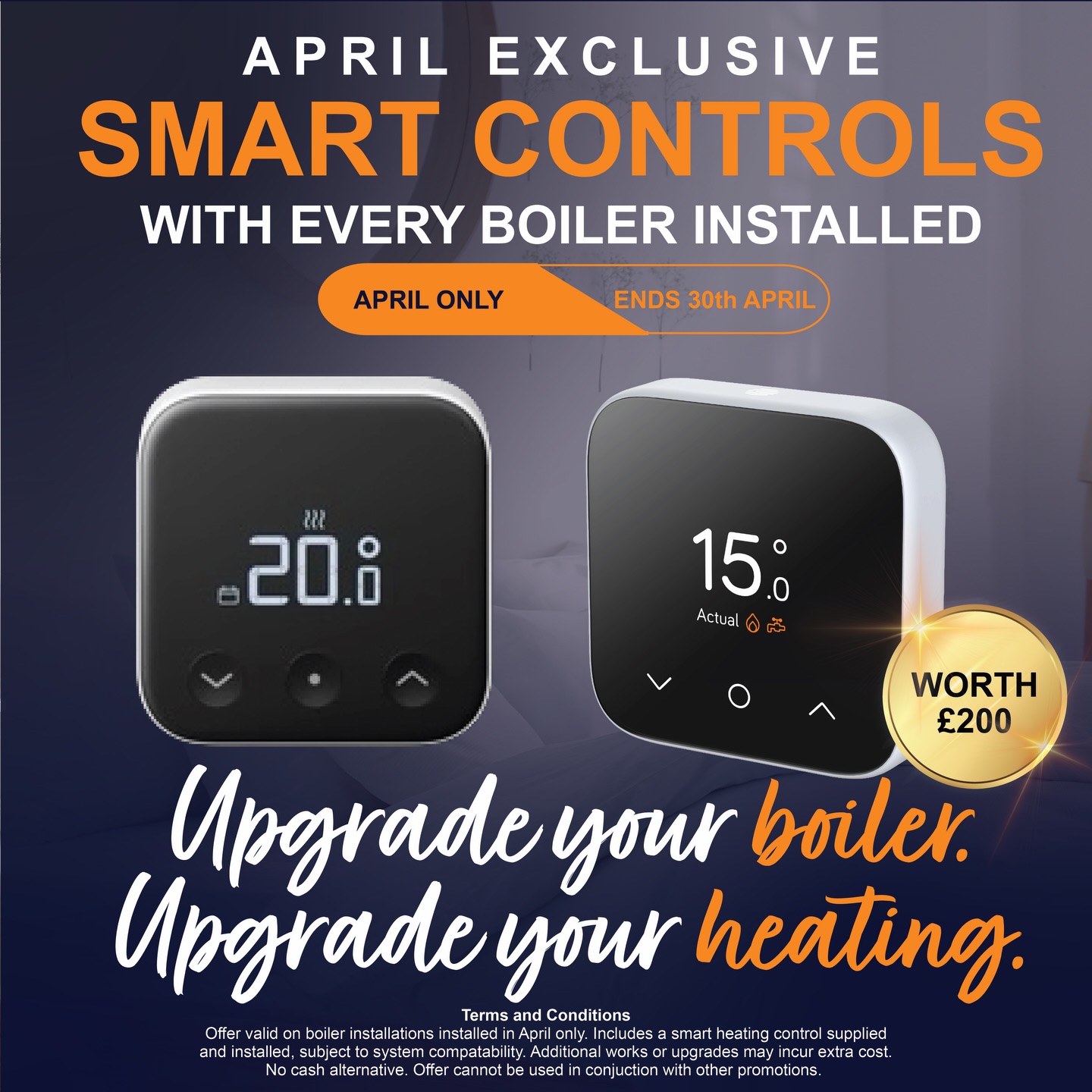 Upgrade your boiler. Upgrade your heating. 🔥
This April, every boiler installation comes with FREE smart controls — giving you full control, better efficiency, and a warmer home for less.
Because a new boiler should work smarter, not harder.
📅 Limited to April boiler installations
🔥 Smart controls worth £200 included
If you’d like to book your April boiler installation, feel free to give us a call! 😊
📞 0345 548 4080
✉️ contact@wirralgasgroup.com
#Wirralgas #smartheating #boilerinstallation #wirral #april
