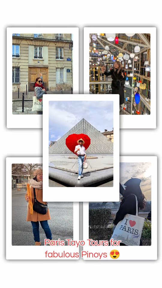 𝗣𝗮𝗿𝗶𝘀𝗧𝗮𝘆𝗼𝗧𝗼𝘂𝗿: Create your very own "Emily in Paris" moments with ParisTayo tour. Because you're even more fabulous with a big heart--- quite literally.❤️
Discover Paris with your Pinay guide | Paris stories | Fun & interactive tours for Pinoy kids | Customized itineraries|
Message me for details or check out: www.paristayo.com
#paristayotours #paristourguide #parisforpinoys #globalpinoys #pinoyprivatetourparis