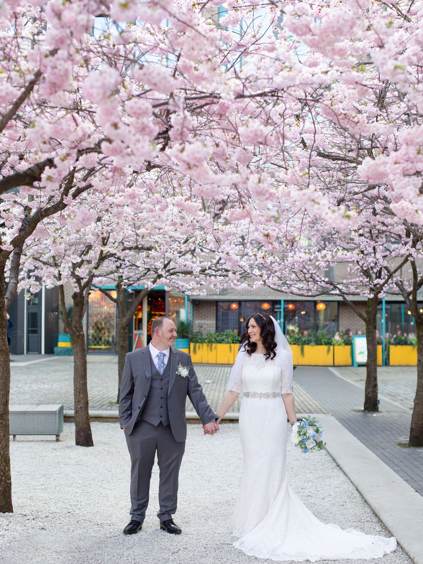 Saturdays magic ๐๐ธ
@amybookish and Peter, so inlove, surrounded by the warmest people, you could feel the love in every moment.
Blossom trees in full bloom, a relaxed evening reception, and then the evening red sun to top it all offโฆ ๐ธ๐
Gorgeous hair and make up by lovely @katiebartistry_hmua @bridalbyartists
Glorious vibes all round ๐ค