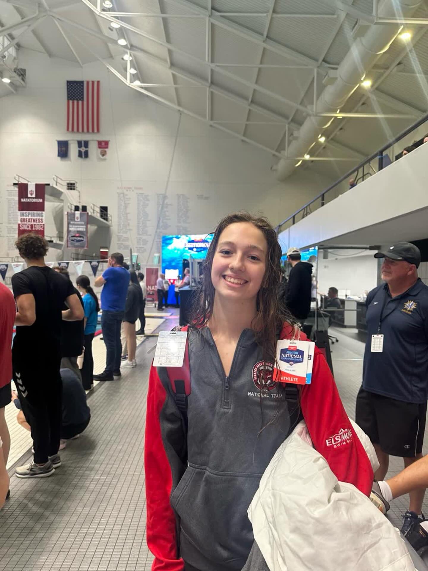 Congrats Audrey Wolf on her new Summer Jr Cut in the 50 fly 28.13