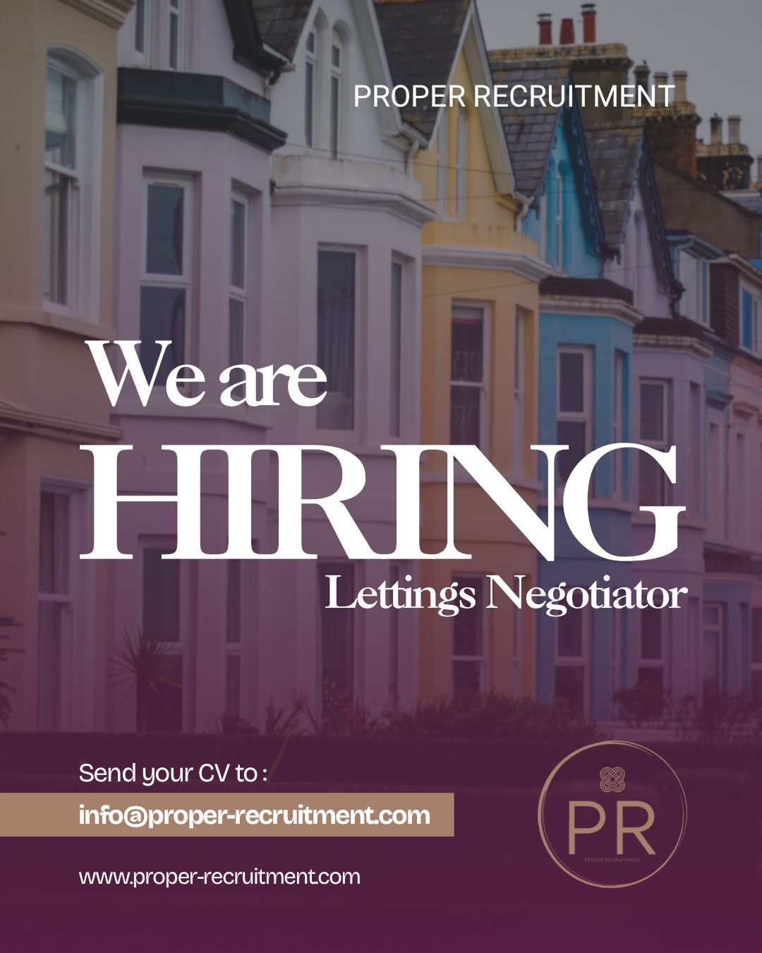 🚨 NEW OPPORTUNITY‼️
Happy Monday 🙌
New week, new deals… but are you in the right office to make them happen? 🏡📈
Proper Recruitment are working with a reputable independent estate agent in Prime Central London, known for their strong market presence and high-performing team. They are now looking for a driven Lettings Negotiator to join their successful office 🤩
Industry: Property 🏠
Role: Lettings Negotiator 👨💼
Location: Prime Central London 📍
Salary: Up to £23,500 💰
OTE: £50k+ 📈
Requirements: Driving Licence 🪪
Benefits: Access to Pool Car 🚗
If you’re motivated, confident and ready to build your lettings career in a prime market, this could be your Proper next move 💫
📩 Drop us a message to find out more!
🌐 www.proper-recruitment.com
📧 info@proper-recruitment.com
☎️ 0208 057 4047
#LettingsNegotiator #PropertyJobs #LondonJobs #ProperRecruitment #MondayMotivation