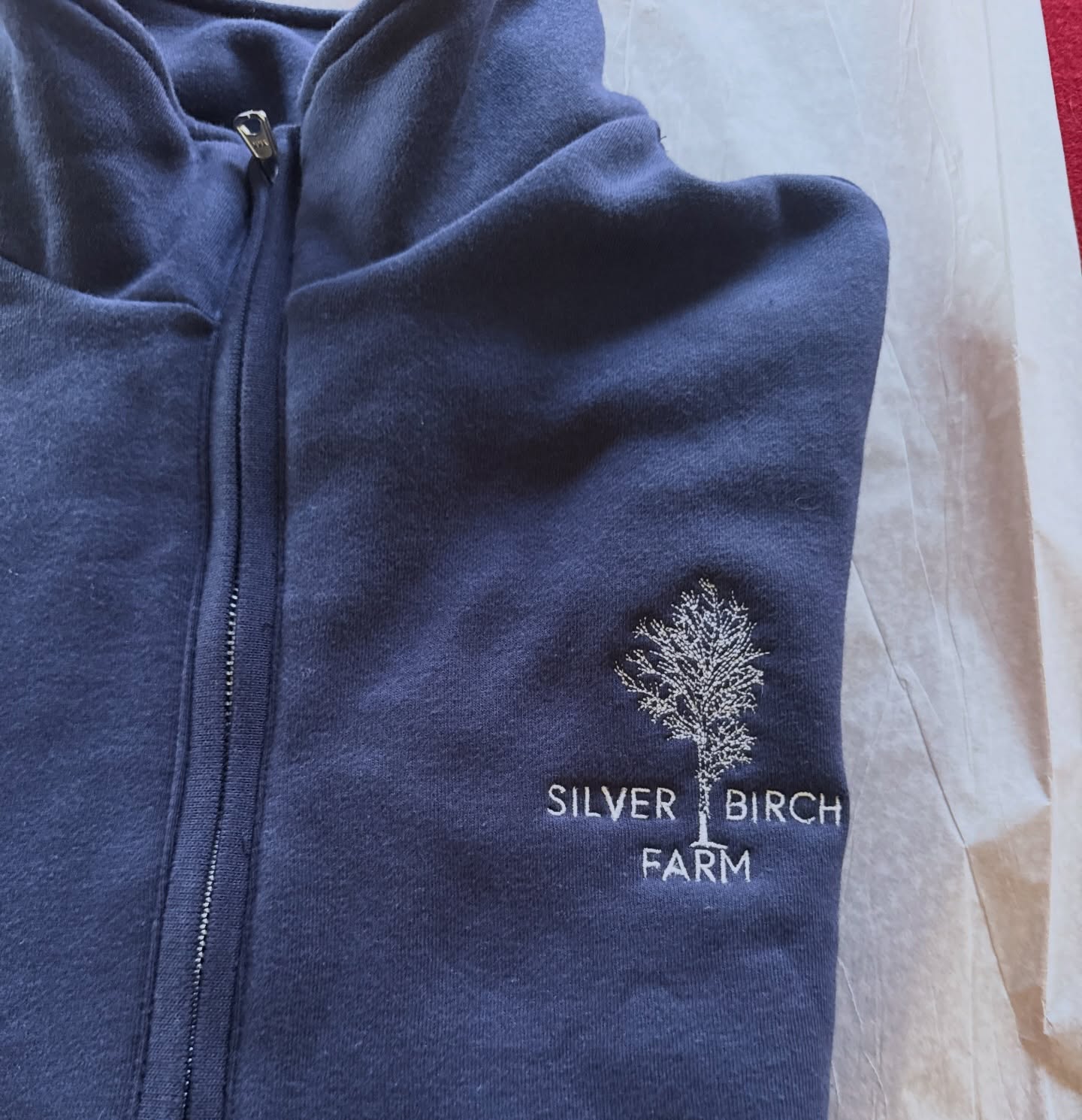 Silver Birch Farm 💕#customembroidery #riverfrontdesigncreations #swag #embroidery #custom