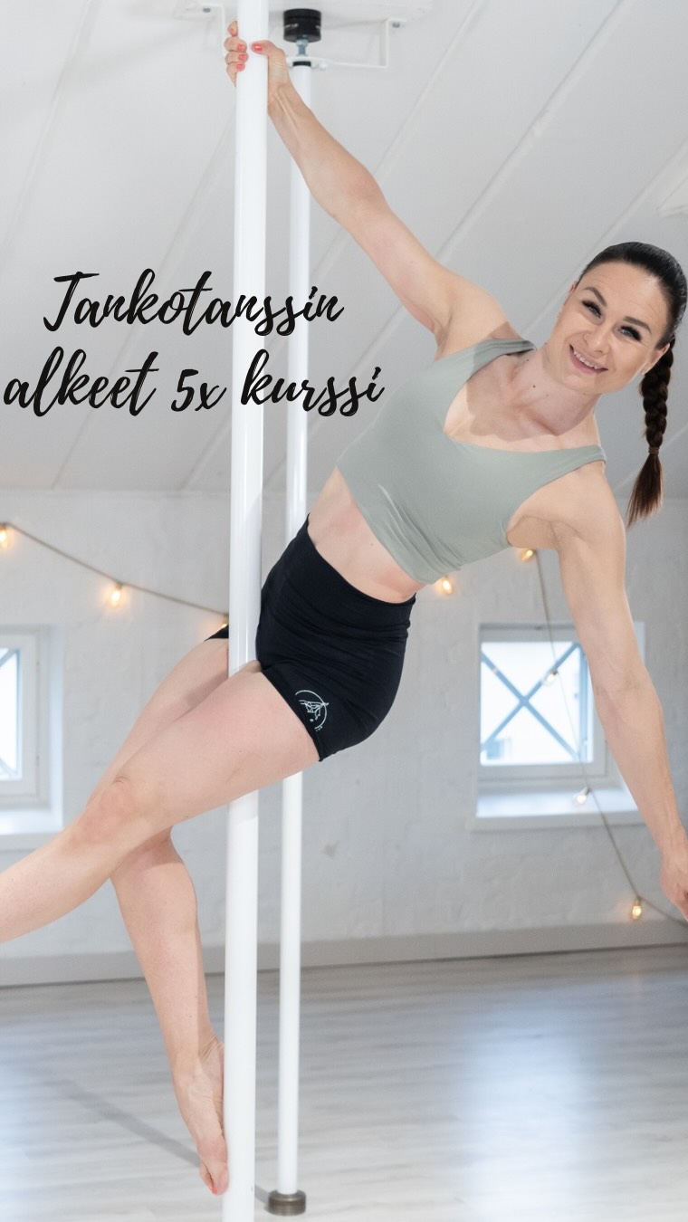 Kevään viimeinen tankotanssin alkeet -kurssi alkaa pian! Vielä ehdit ottaa ennen kesää tämän hauskan ja tehokkaan lajin haltuun! 💪🤩
☀️Tankotanssin alkeet 5 x kurssi
ma klo 19.15-20.15
Ohjaajana Jerina Ferdani
(13.4.-11.5.)
Hinta 75€
Tankotanssin alkeiskurssi sopii aloittelijoille tai pitempään taukoa tankoilusta pitäneille harrastajille. Kurssilla harjoitellaan erilaisia pyörähdyksiä, asentoja tangolla sekä kokeillaan inverttiä eli pää ylösalaisin menoa. Tankotanssi on hauska harrastus, jonka voi aloittaa ilman aiempaa liikuntataustaa. Mukaan tarvitset shortsit, pitkät housut, topin, juomapullon sekä pienen pyyhkeen tangon pyyhkimistä varten. Kurssin jälkeen voit siirtyä treenaamaan tason 1 tunneille.
Mukaan tarvitset shortsit, pitkät housut, topin, juomapullon sekä pienen pyyhkeen tangon pyyhkimistä varten.
Ilmoittaudu mukaan Roofin app:in kautta, jonka löydät nimellä Roof Aerial Club App Storesta tai Play kaupasta. Voit käyttää myös selainversioita, joka löytyy bion linkkipuusta.
☀️ Tervetuloa mukaan! ☀️
📸: @takayamaproductions
🎥: @ivstudio_
