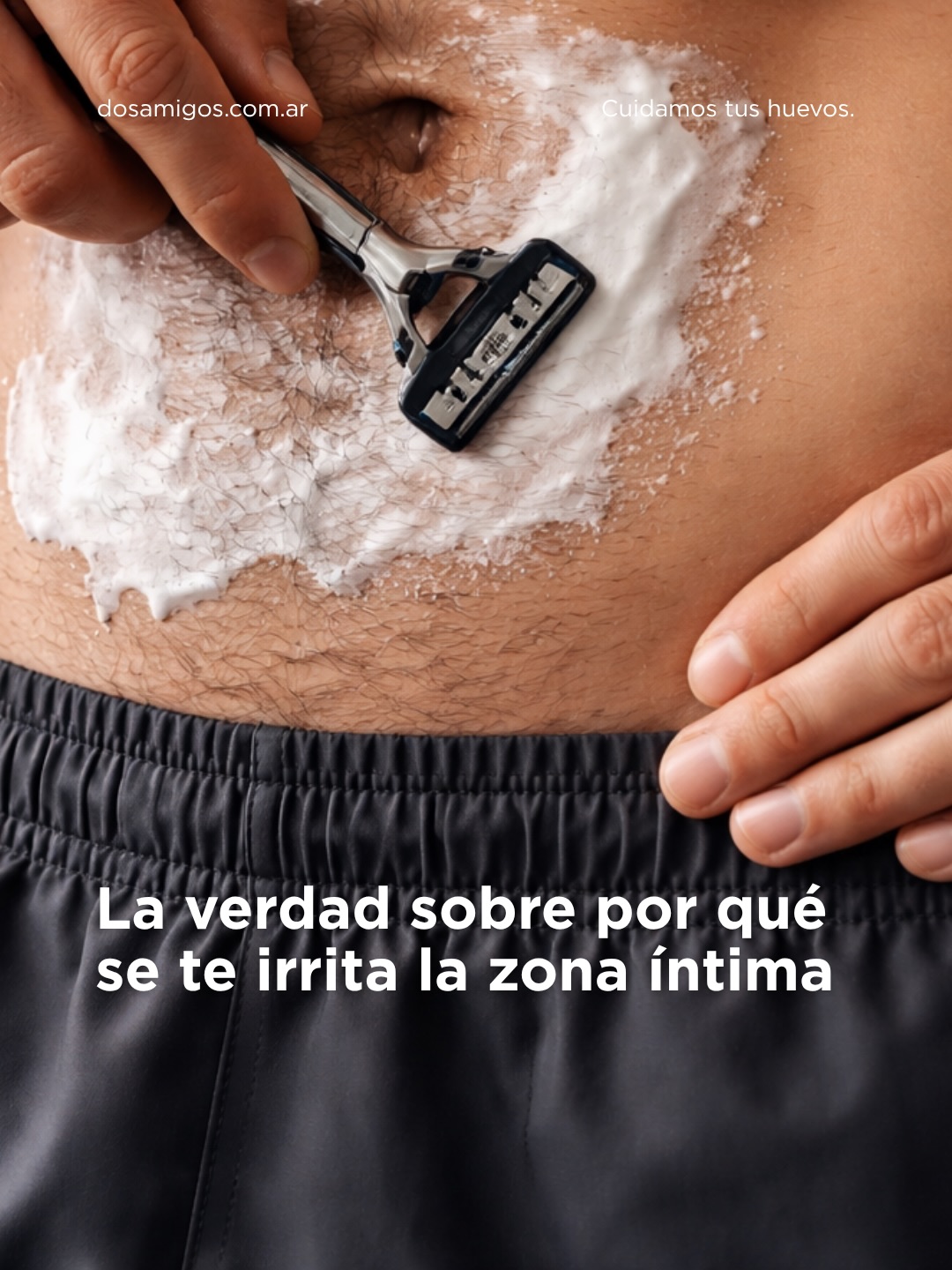 Que se irrite la piel es horrible, pero que se te irrite la zona íntima es peor.
Por suerte para vos, armamos esta guía de errores para que no te vuelva a pasar 😎
Pro tip: con una trimmer Dos Amigos, olvidate de volver a sentir una molestia post afeitado en cualquier parte del cuerpo 😉