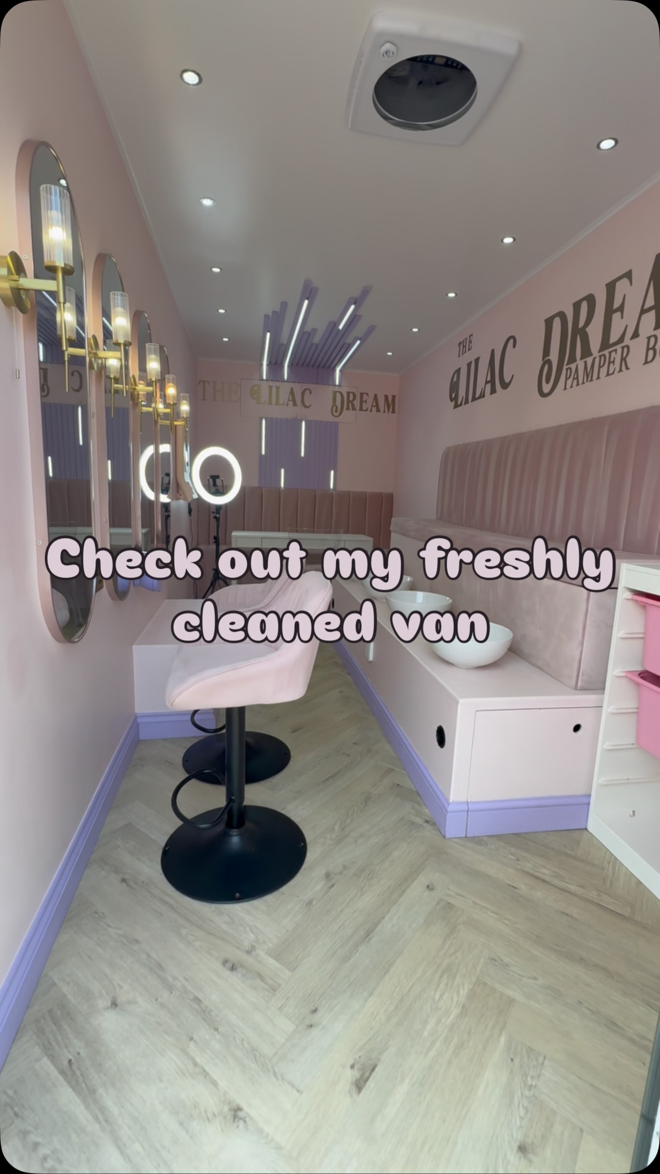 Freshly cleaned & ready for the weekend ๐๐๐ #vanclean #manchestermums #mobilepamperparty #birthdayparty #explore