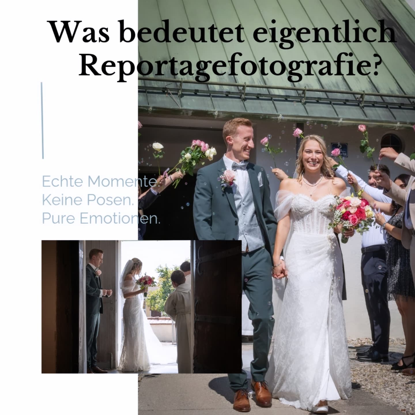 Echte Emotionen statt gestellter Posen.
Reportagefotografie bedeutet, euren Tag so zu erzählen, wie er wirklich war:
Ungestellt, voller Leben und Liebe, mit all den kleinen Details, die euch auch noch in 10 Jahren Gänsehaut bereiten.
Ich begleite euch vom Getting-Ready bis zur Party -
immer mit dem Blick fürs Wesentliche: Euch zwei und eure Geschichte!
Wenn ihr mehr über meine Hochzeitsreportagen erfahren wollt, schreibt mir gern eine Nachricht oder klickt auf den Link in meiner Bio.
#hochzeitsreportage
#hochzeitsplanung
#weddingphotographermunich
#braut
#liebeinbildern
#brautpaarshooting
#brautkleid
#hochzeitsfotografmünchen