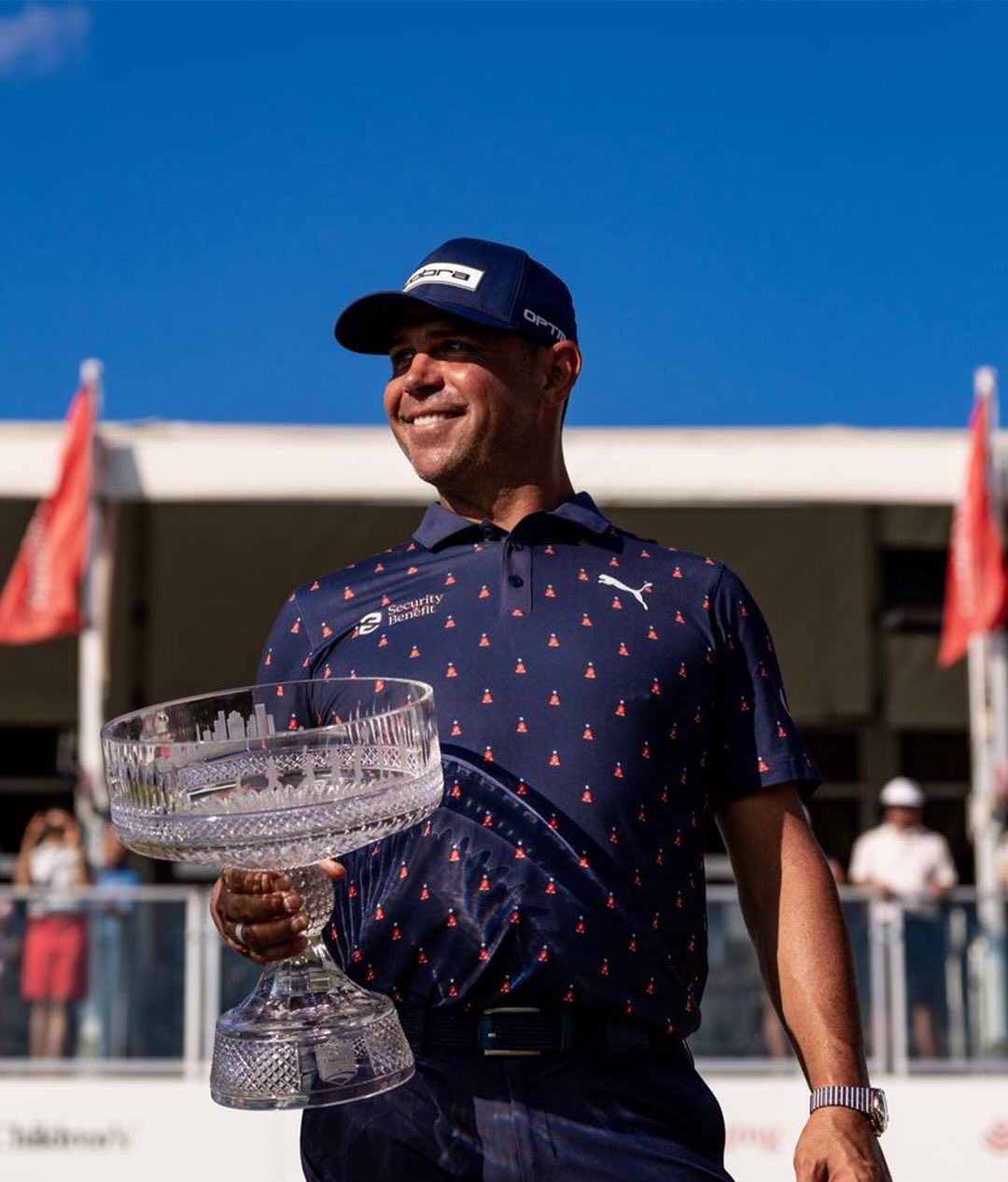 The smile of a true champ.